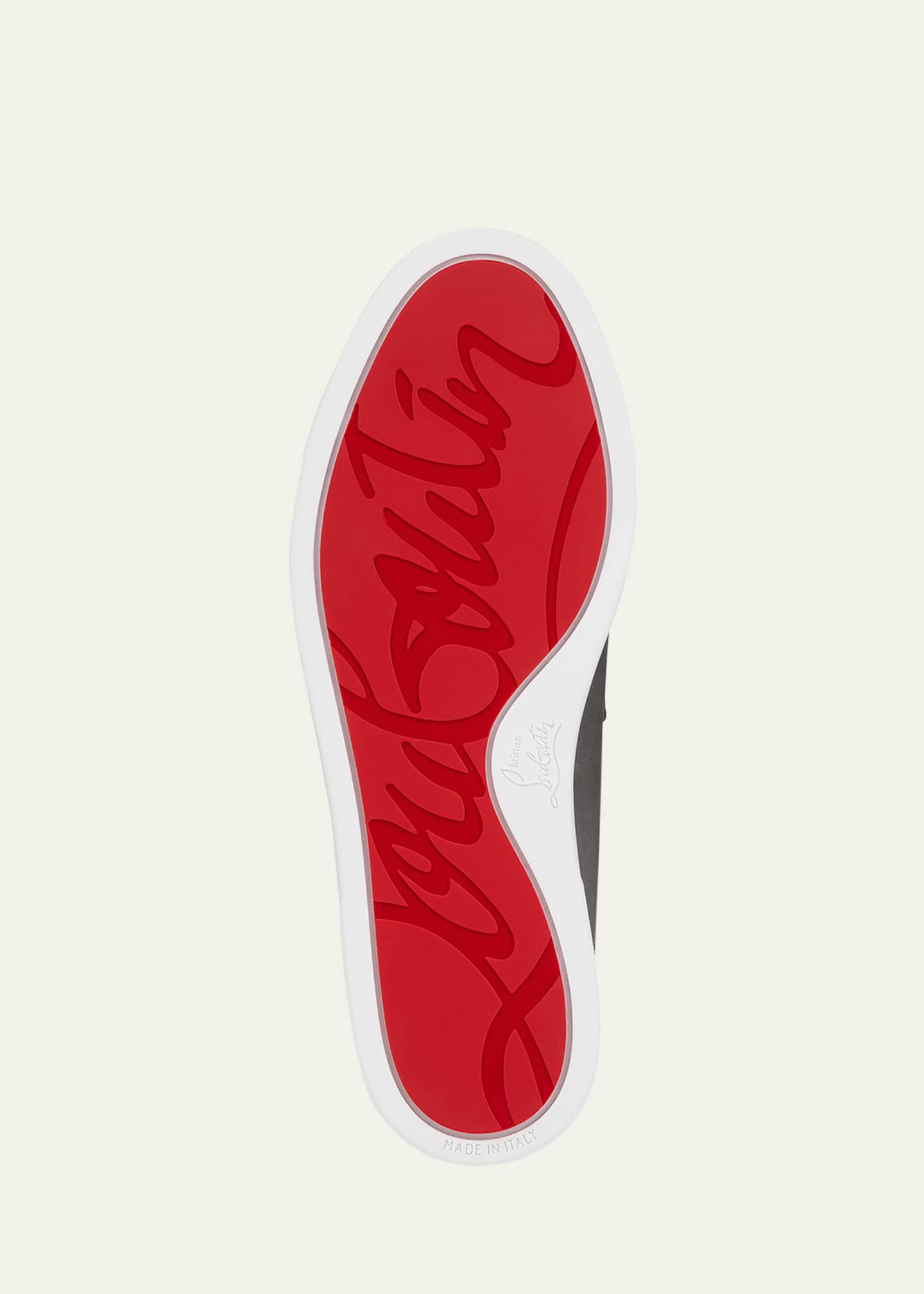 Christian Louboutin Men's Chambeliboat Nubuck Boat Shoes Image 7 of 7