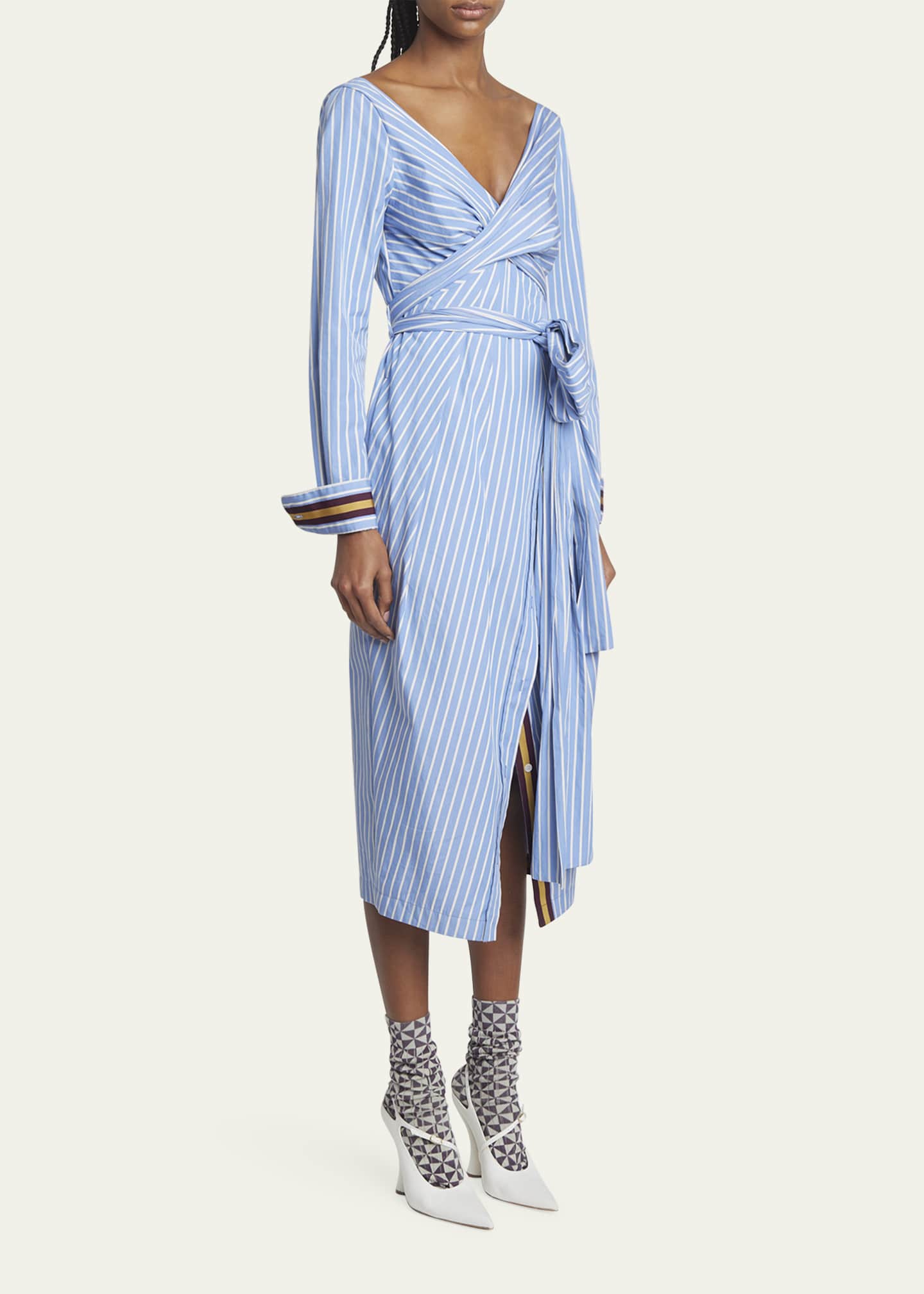 Dries van on sale noten striped dress