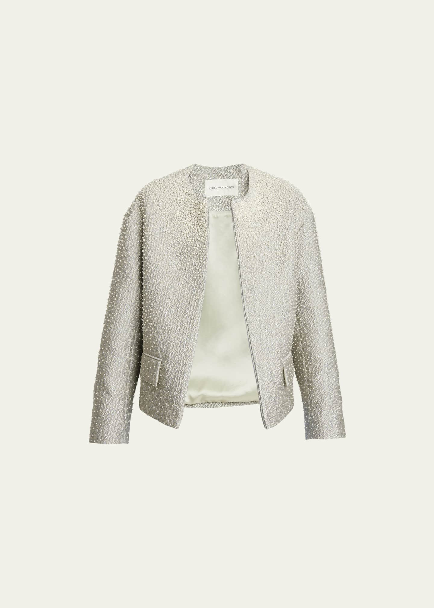 Dries Van Noten Vonda Embellished Short Jacket