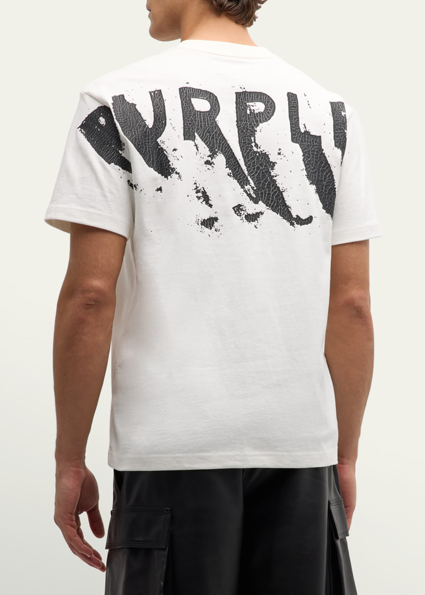 PURPLE Men's Jersey Logo T-Shirt Image 3 of 6
