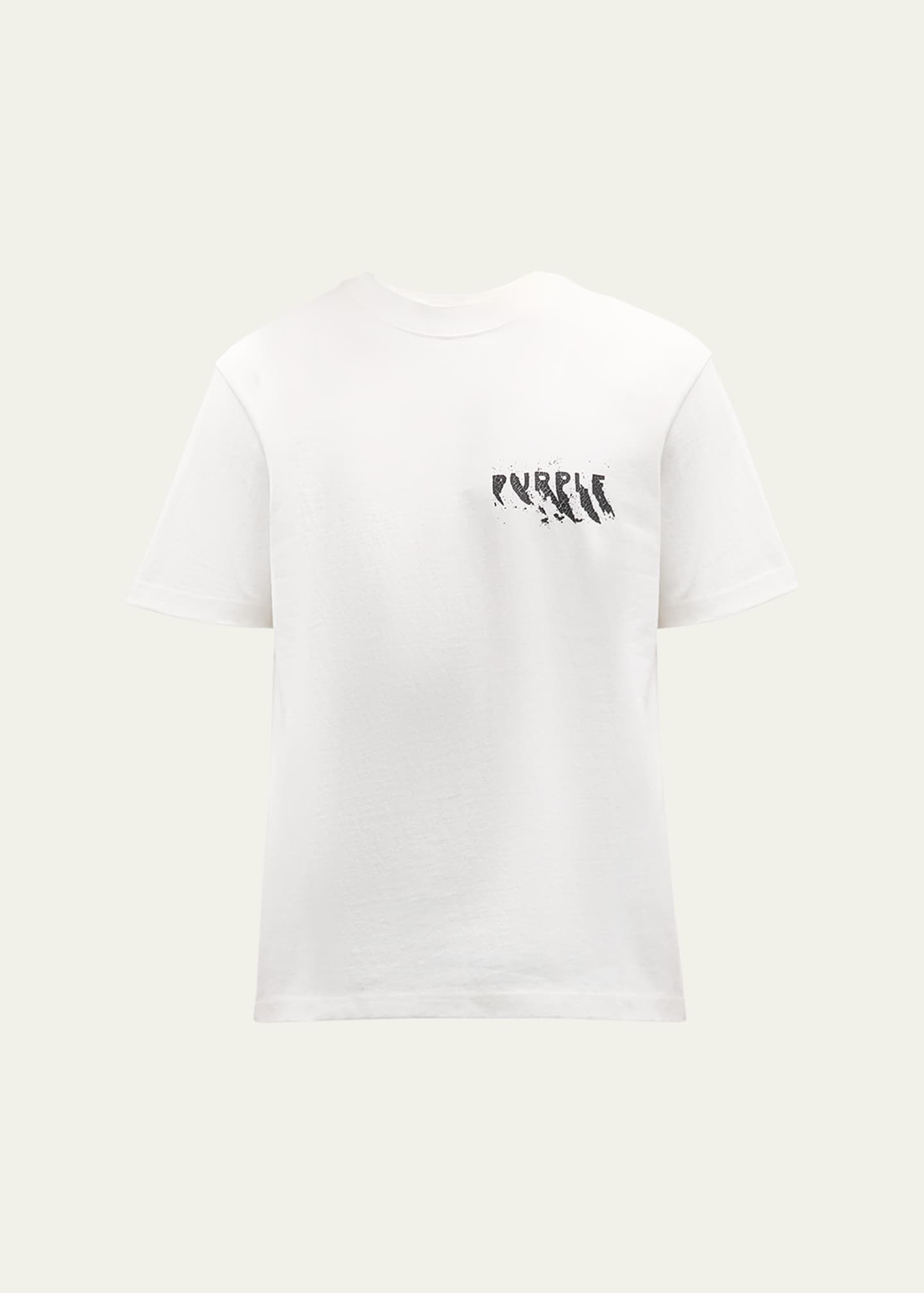 PURPLE Men's Jersey Logo T-Shirt Image 1 of 6