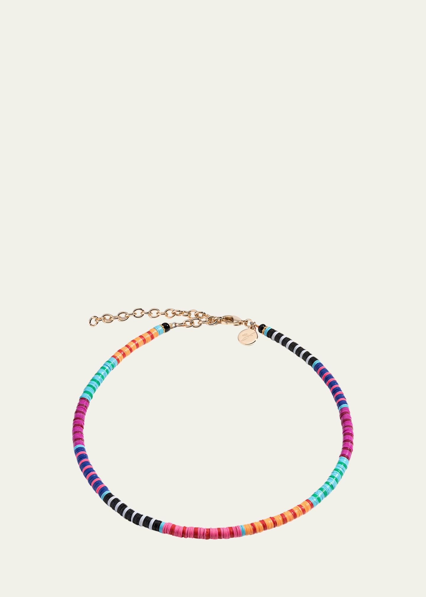 Louise Choker with 4mm Heishi Beads