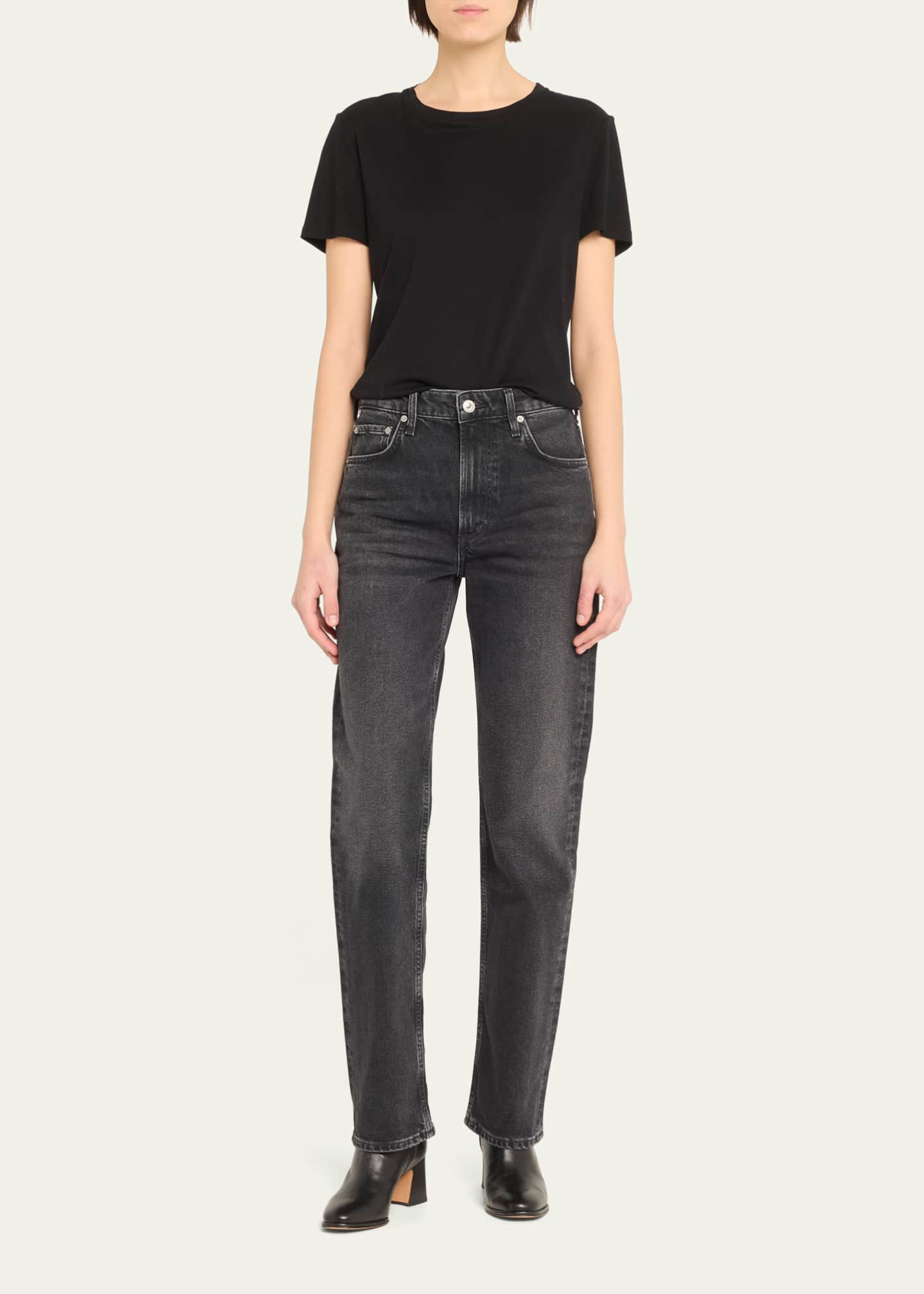 Citizens of Humanity Zurie High Rise Straight Jeans Image 2 of 5