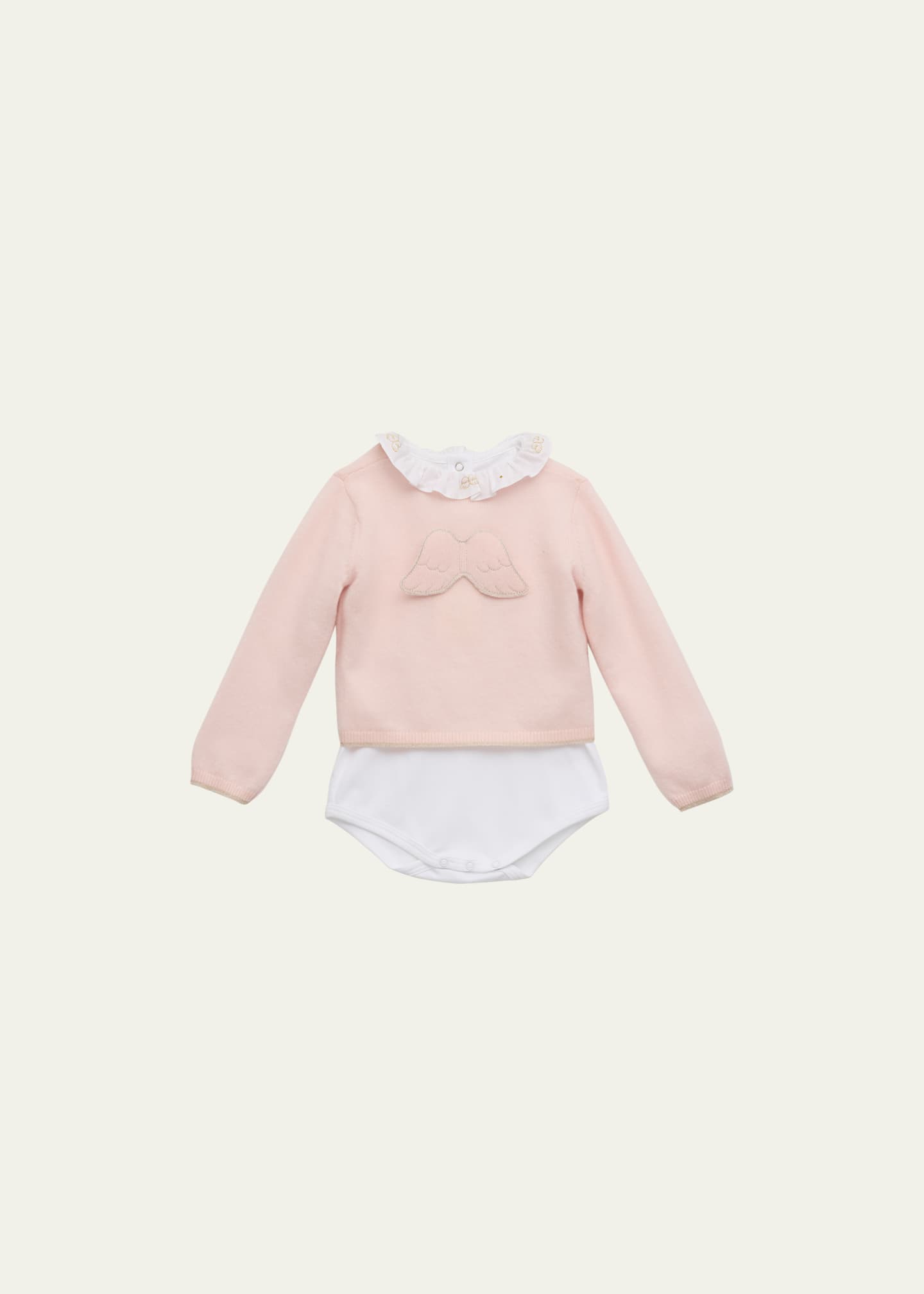 Marie Chantal Girl's Cassiel Cashmere Angel Gift Set, Size 3M-18M Image 2 of 3