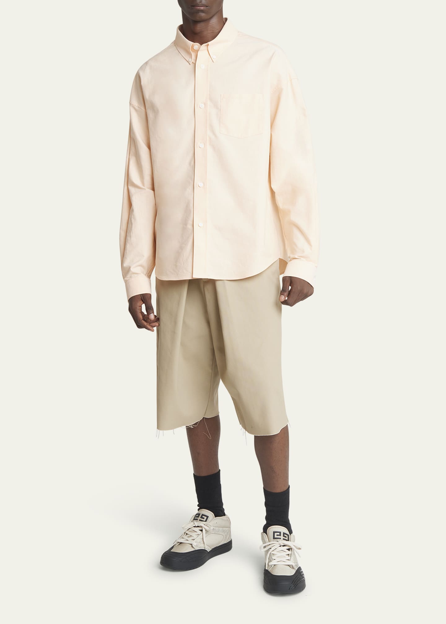 Givenchy Men's New Line Mid-Top Skate Sneakers - Bergdorf