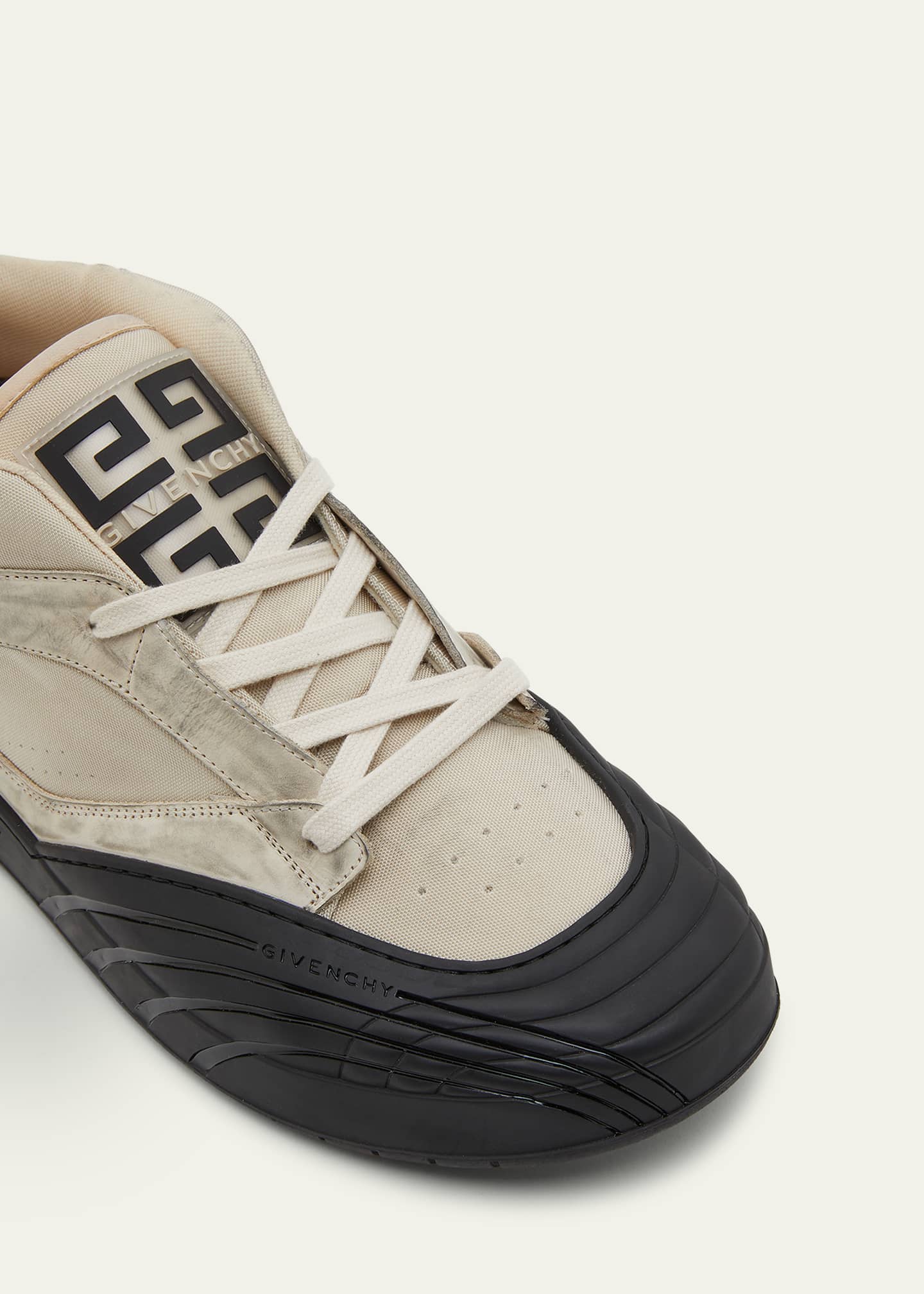 ジバンシィ Givenchy New Line Men Shoes Mid-Top Sneakers Givenchy New Line Mid Top Sneaker in White | FWRD