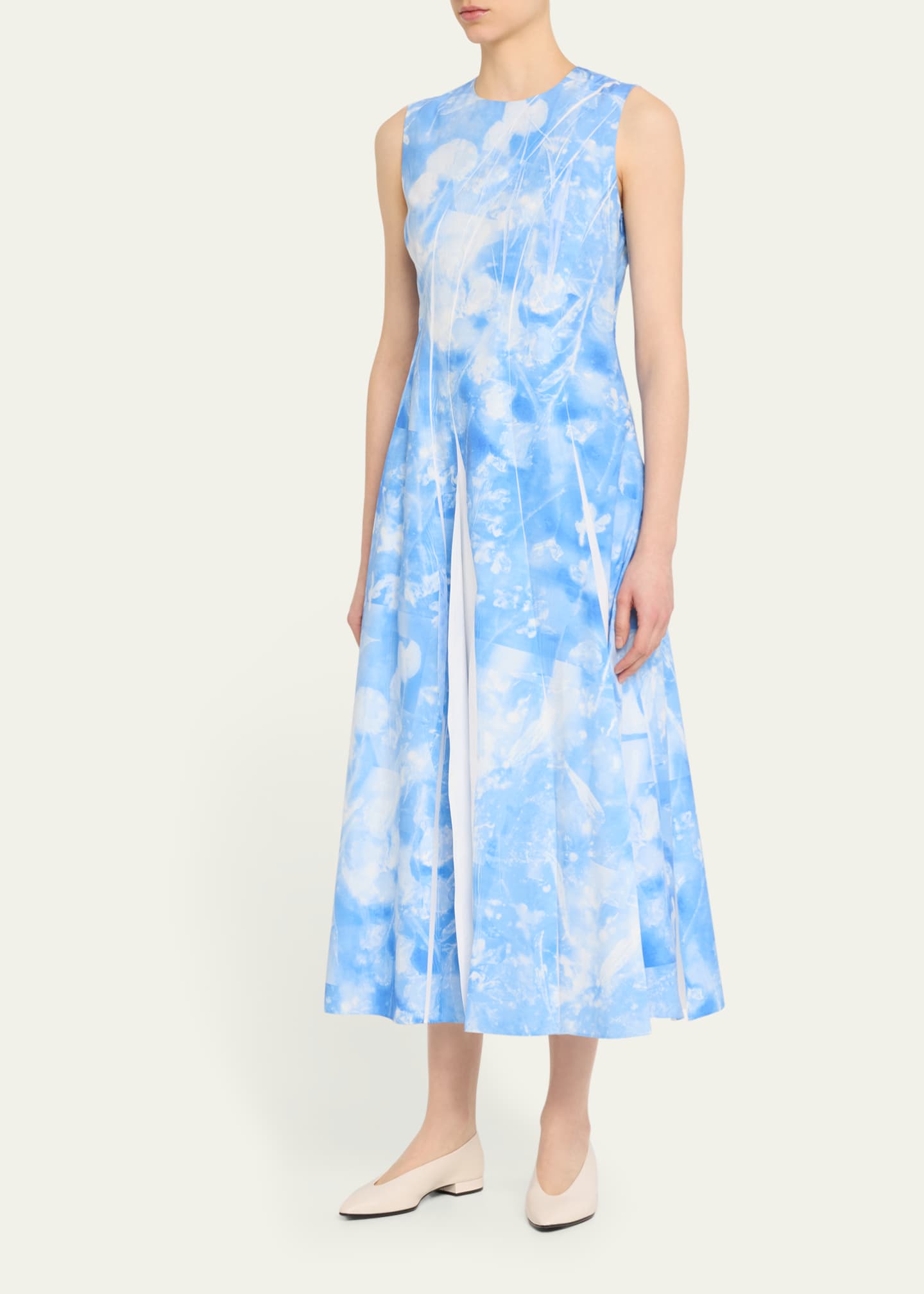 Wylieh sleeveless floral midi dress outlet