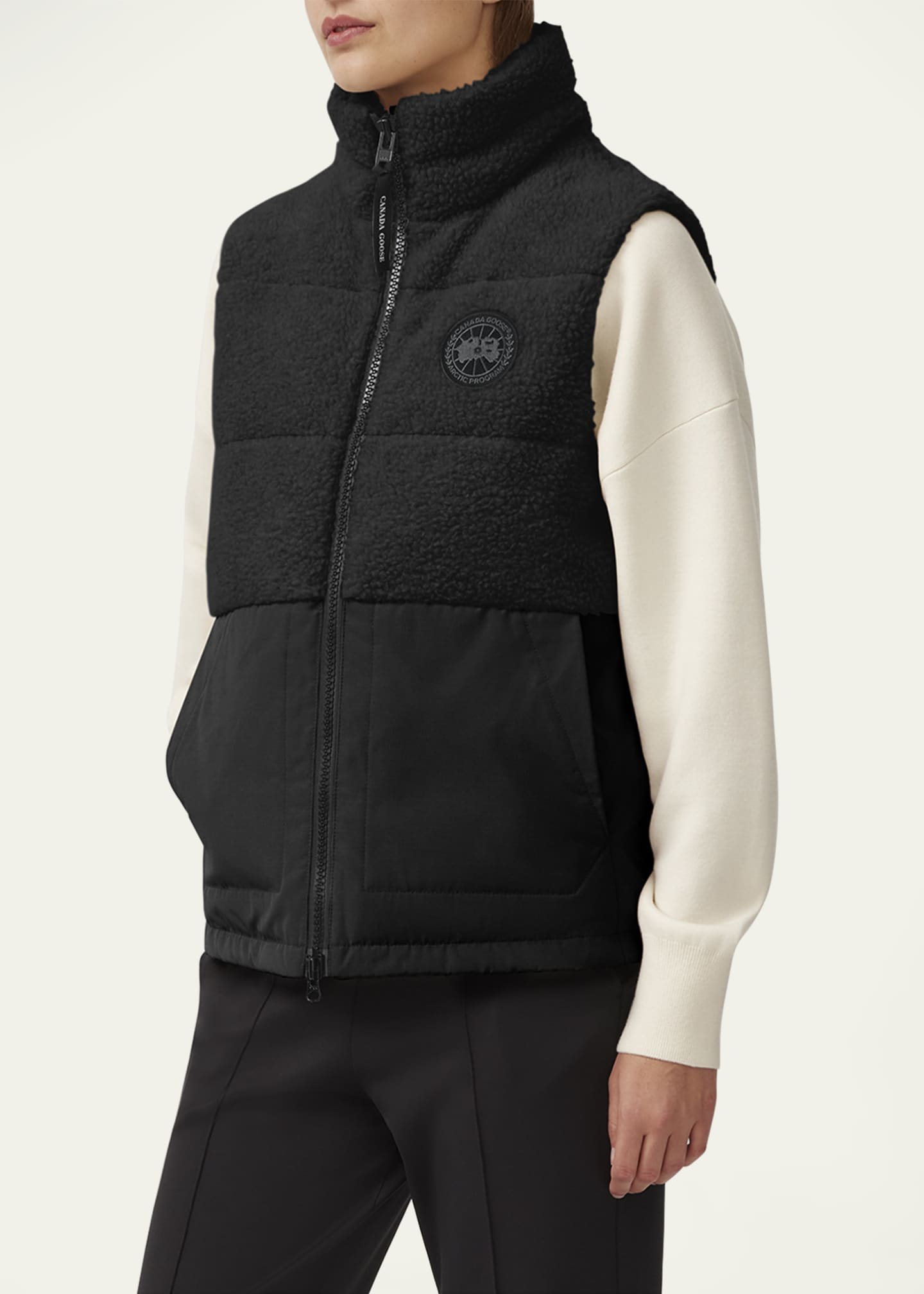 Canada Goose Elora Fleece Black Label Vest - Bergdorf Goodman