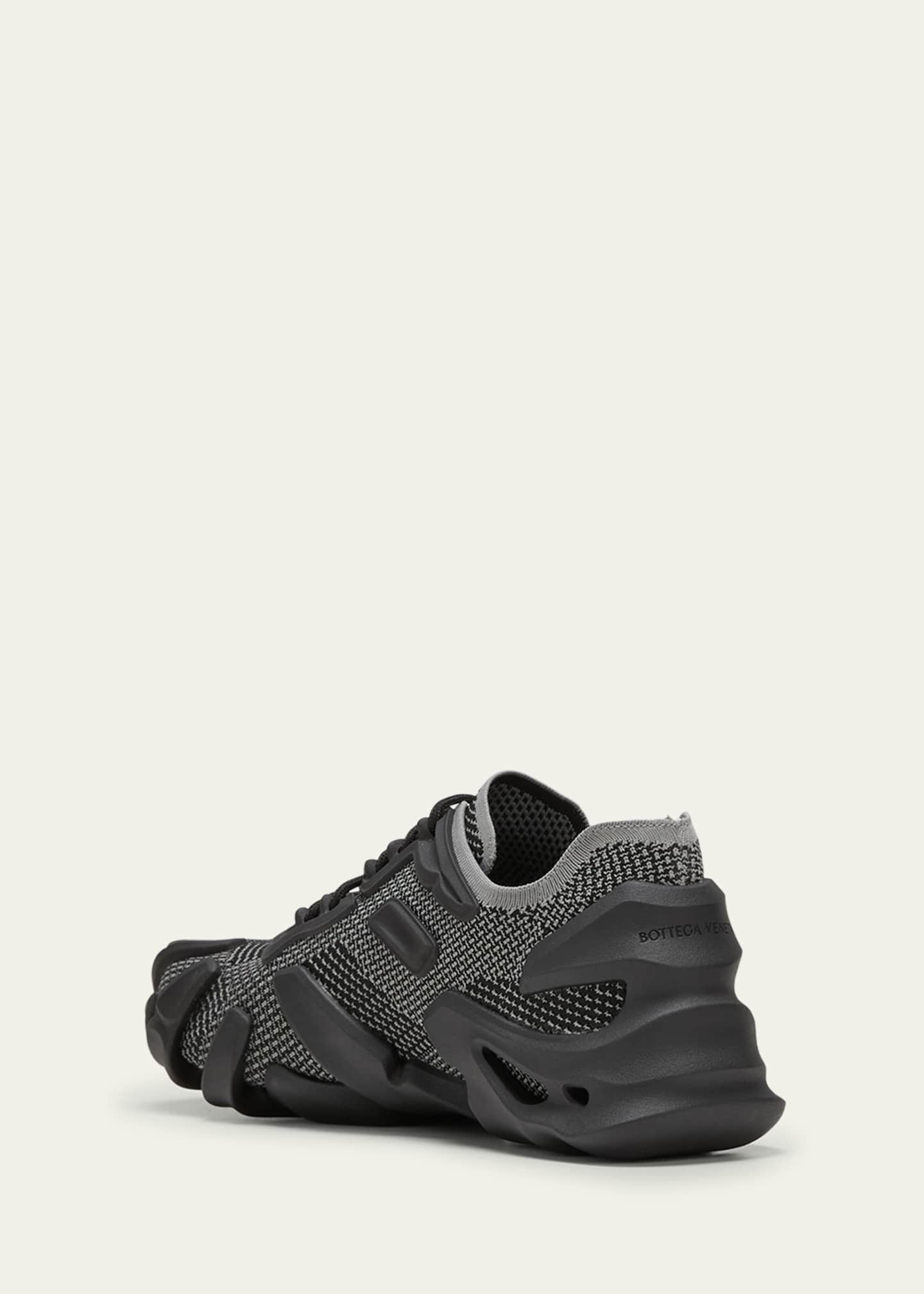 Bottega Veneta Men's Flex Technical Knit Low-Top Sneakers Image 4 of 5