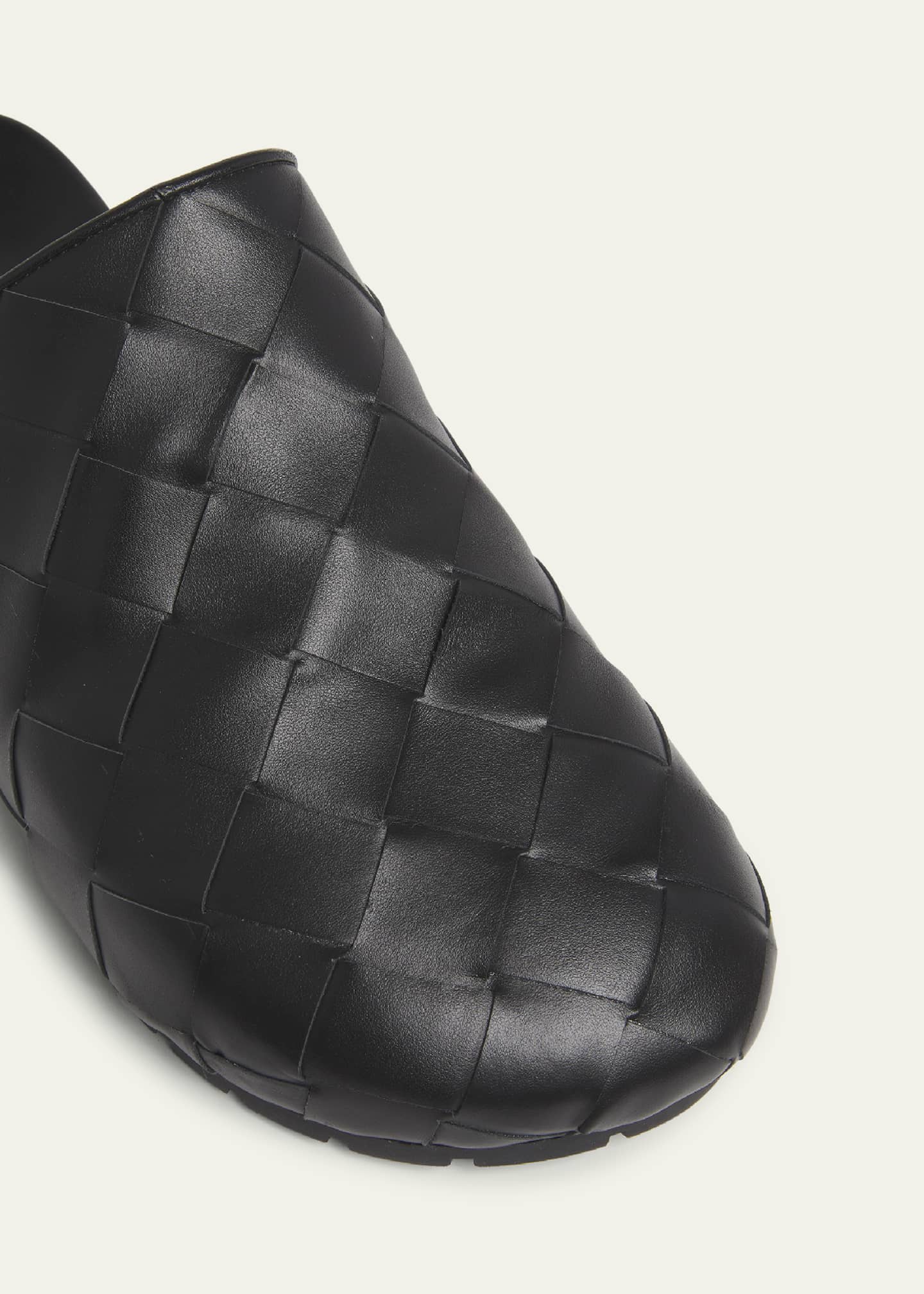 Woven leather clogs deals