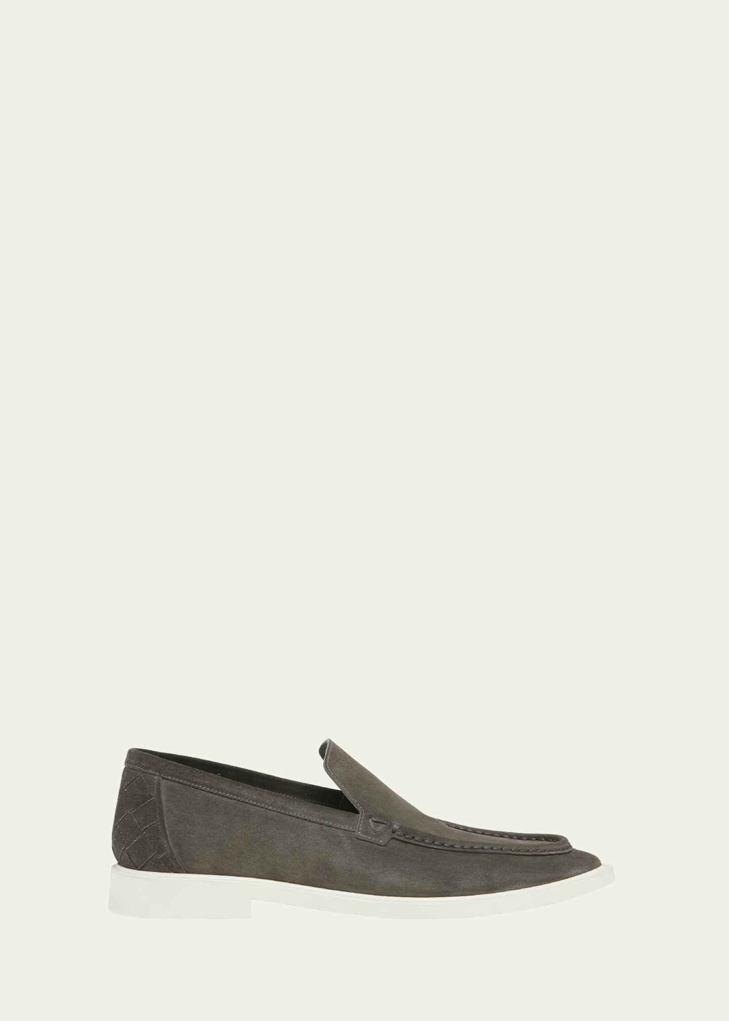 Bottega Veneta Men's Astair Suede Casual Slip-On Loafers Image 1 of 5