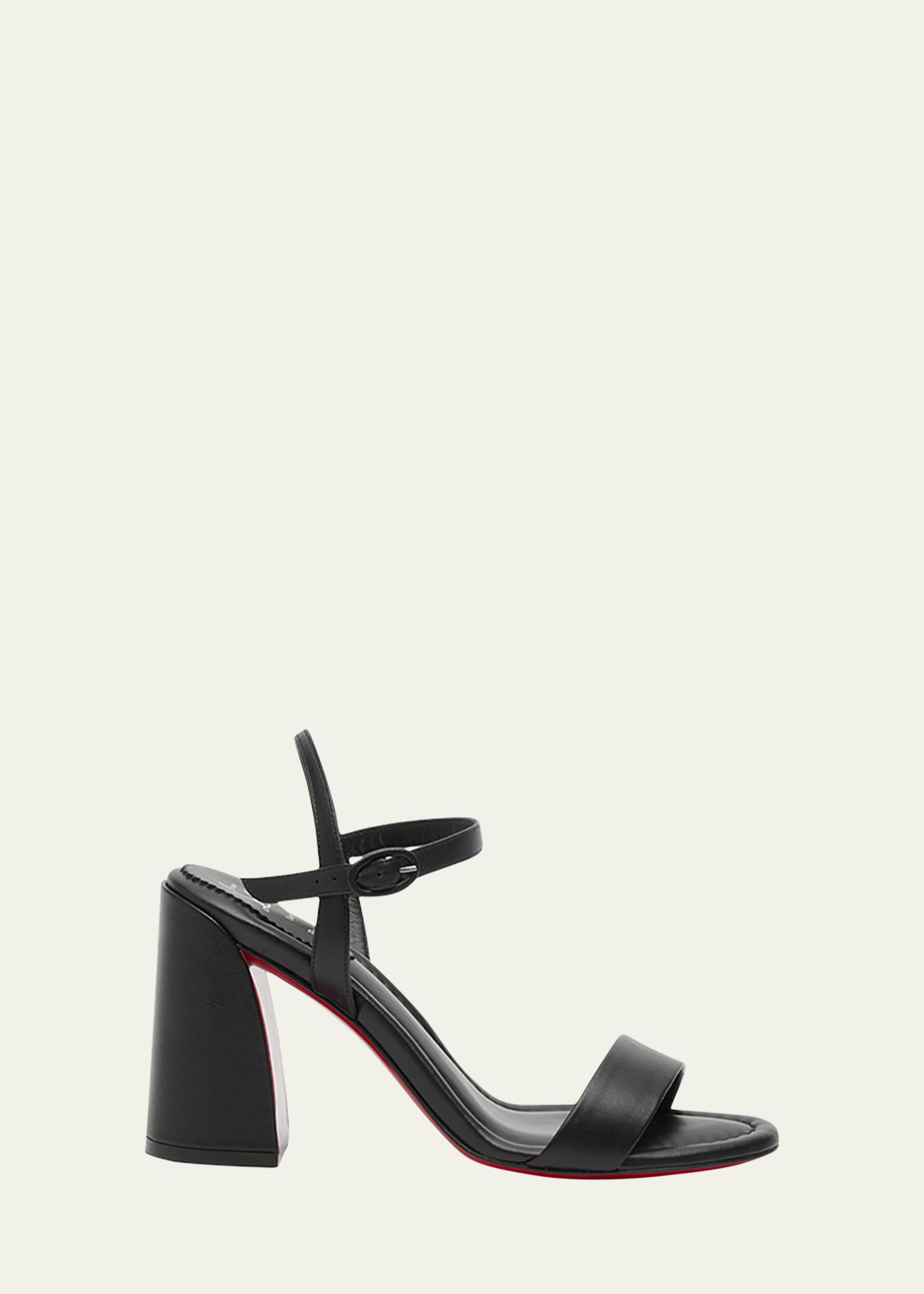 Christian Louboutin 85mm Miss Jane Ankle-Strap Sandals - Bergdorf