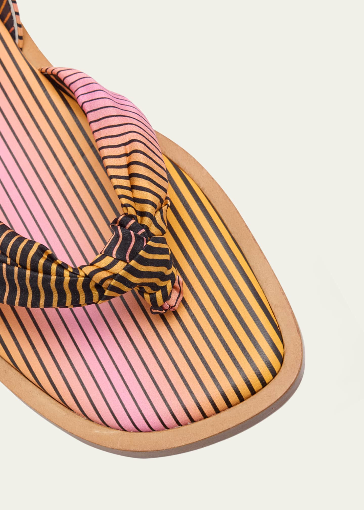 Christian Louboutin Nilo Du Desert Ankle-Wrap Red Sole Sandals Image 3 of 3