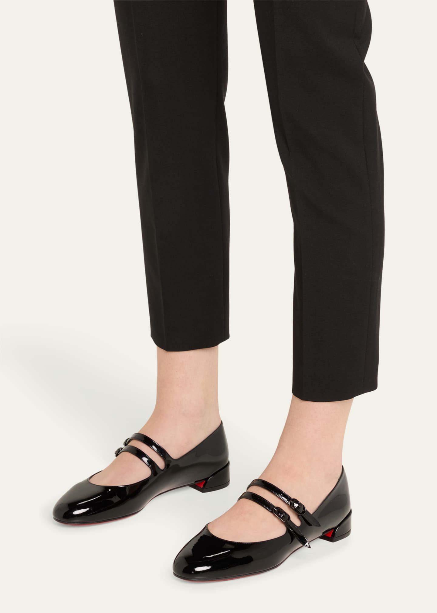 Louboutin ballerina flats best sale