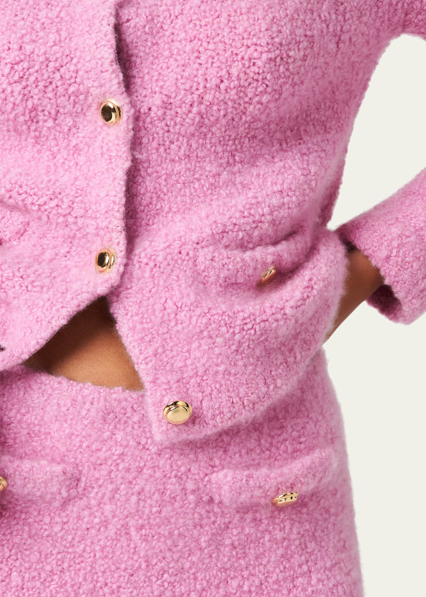 Miu Miu Logo Embroidered Cashmere Cardigan - Bergdorf Goodman