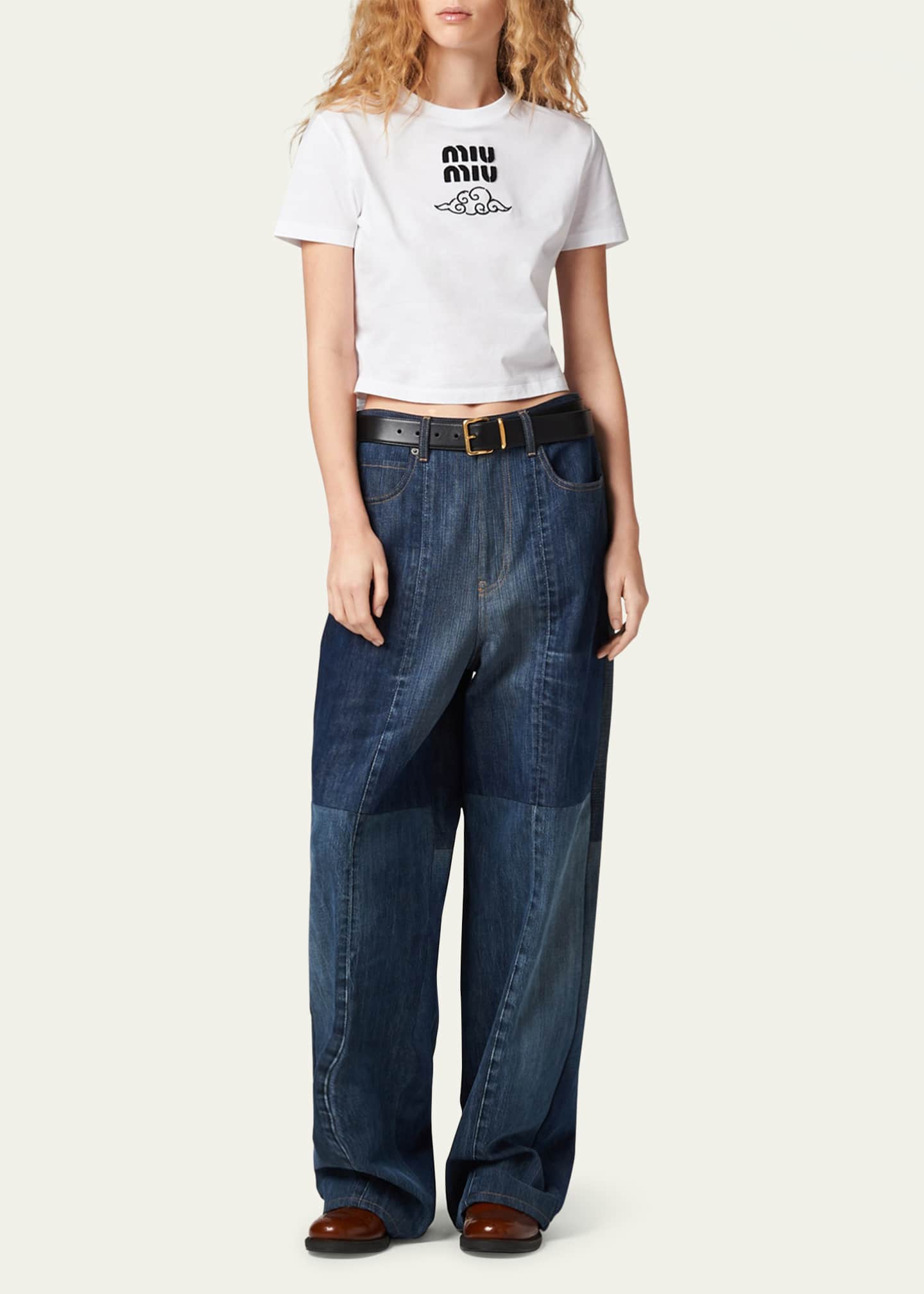 miu miu ダメージ加工 Tシャツ miu miu ダメージ加工 Tシャツ miu miu ダメージ加工 Tシャツ Miu Miu