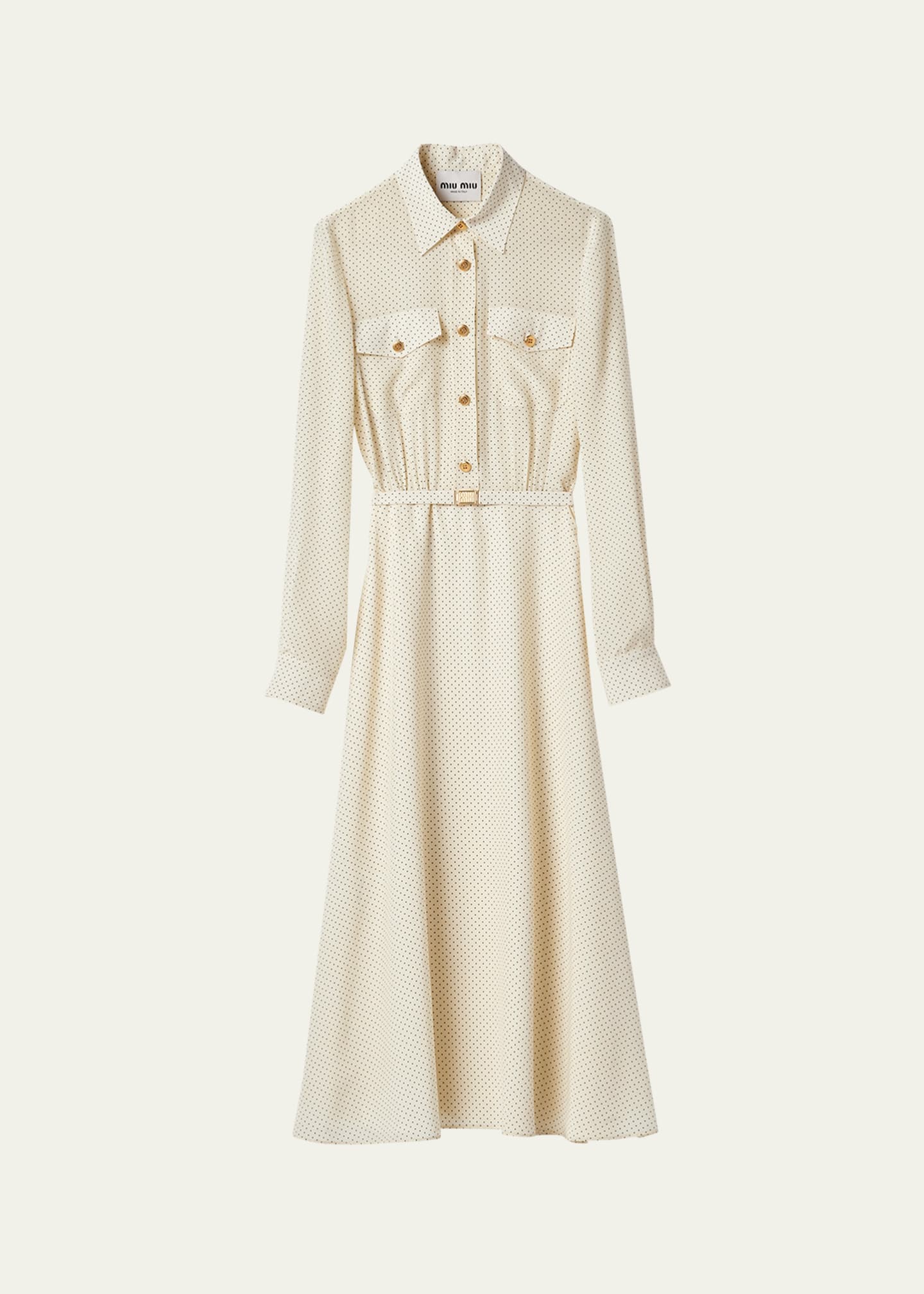 Miu miu silk dress top