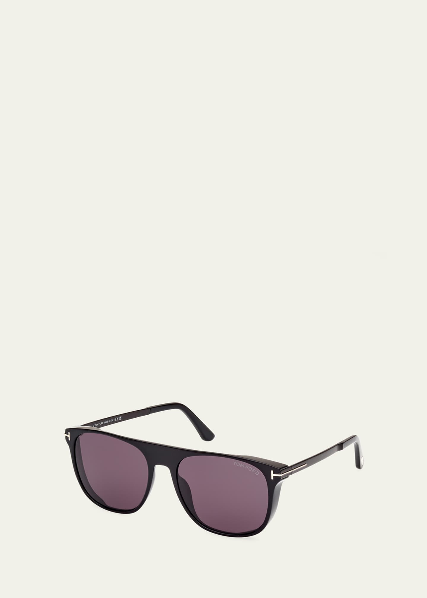 TOM FORD Men's Lionel-02 Acetate Square Sunglasses Image 2 of 2