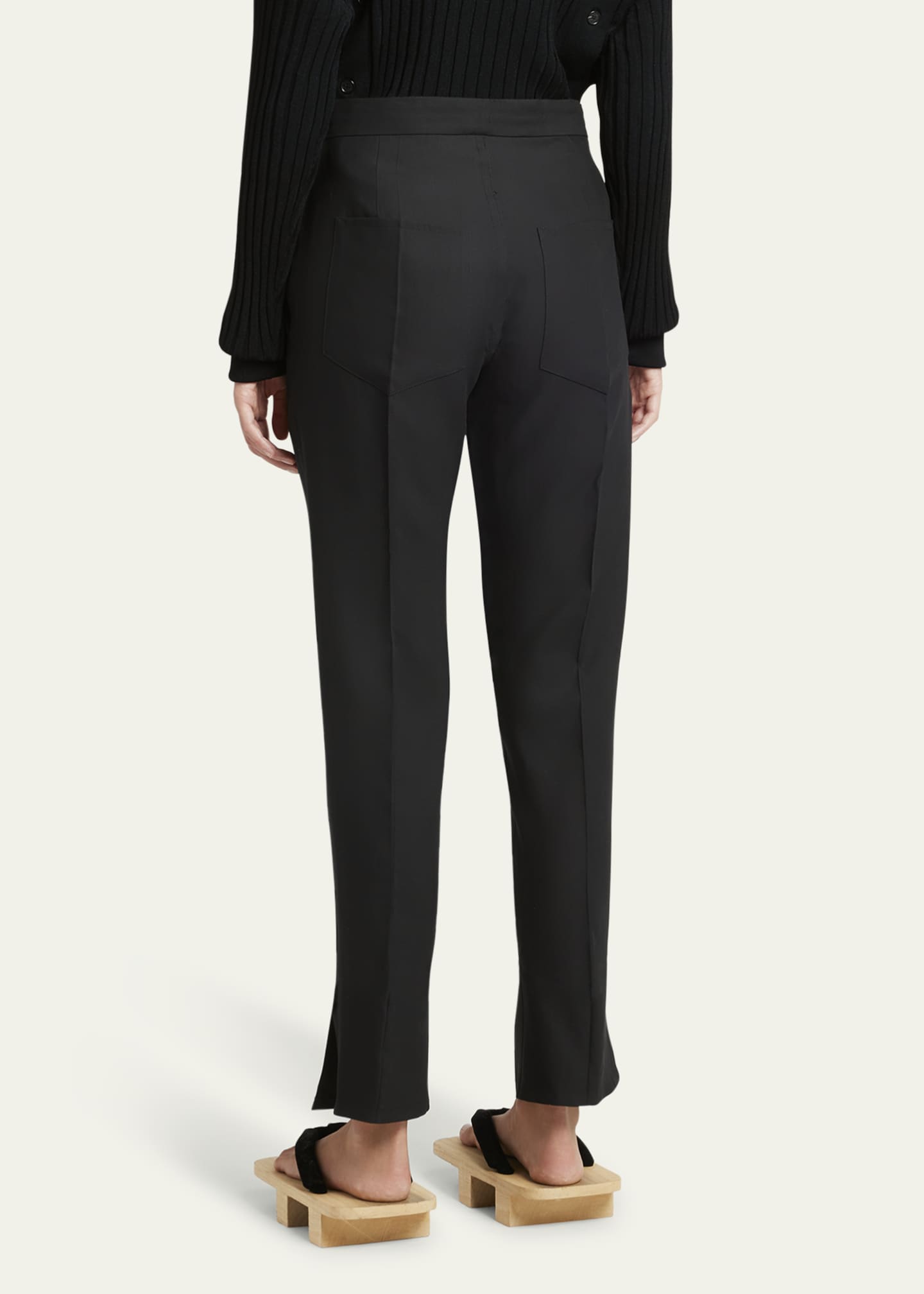 SETCHU Origami Skinny Wool Pants Image 3 of 5
