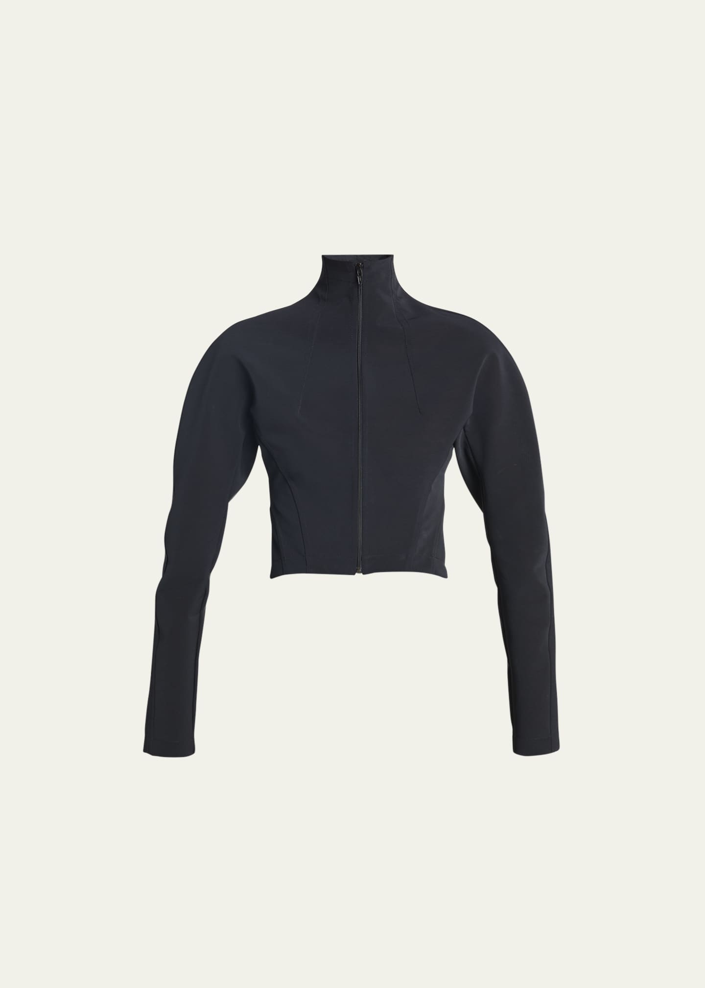 ALAIA High Neck Zip-Up Jacket - Bergdorf Goodman