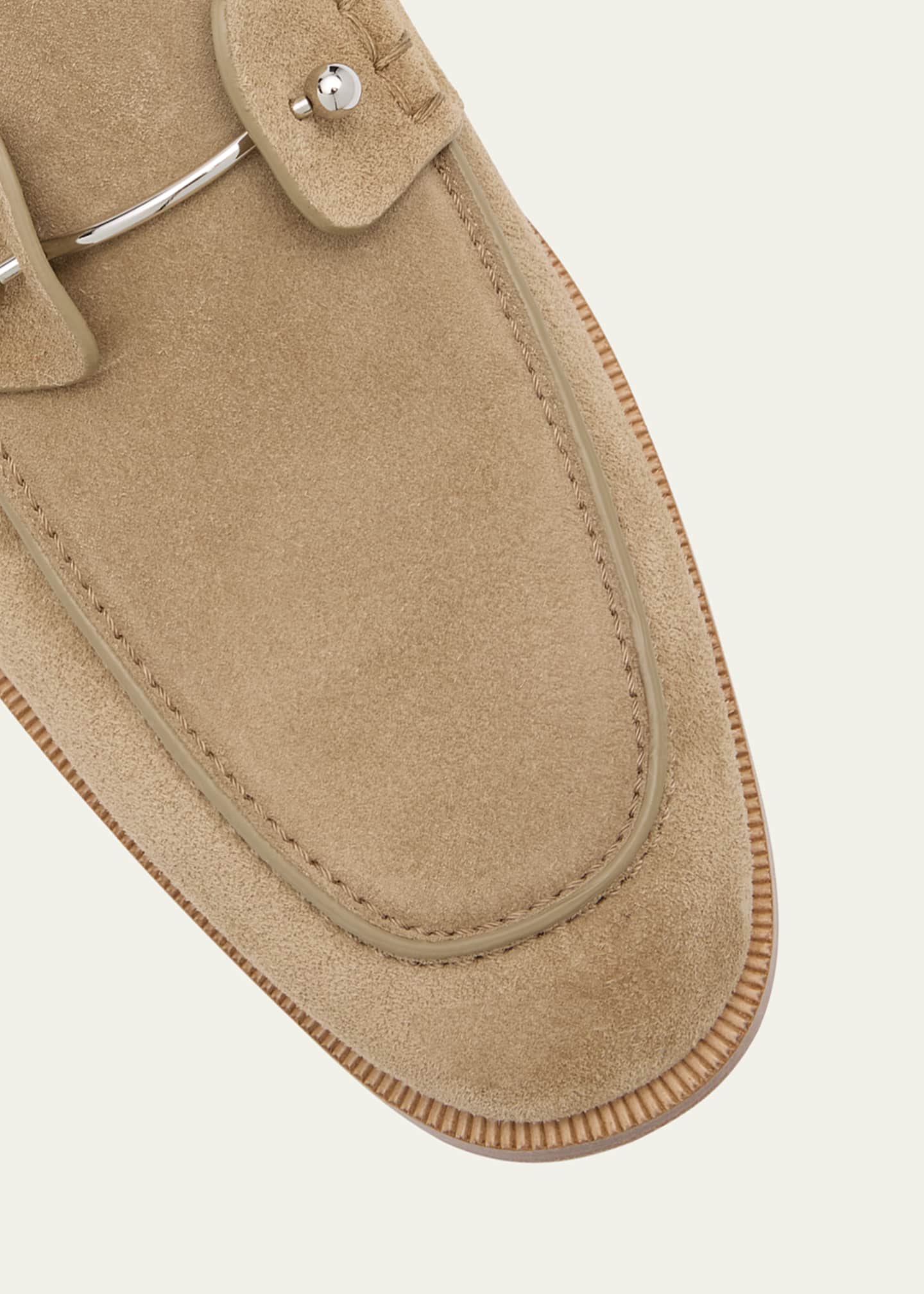 Christian Louboutin Men's Chambelimoc Collar Pin Penny Loafers Image 5 of 6