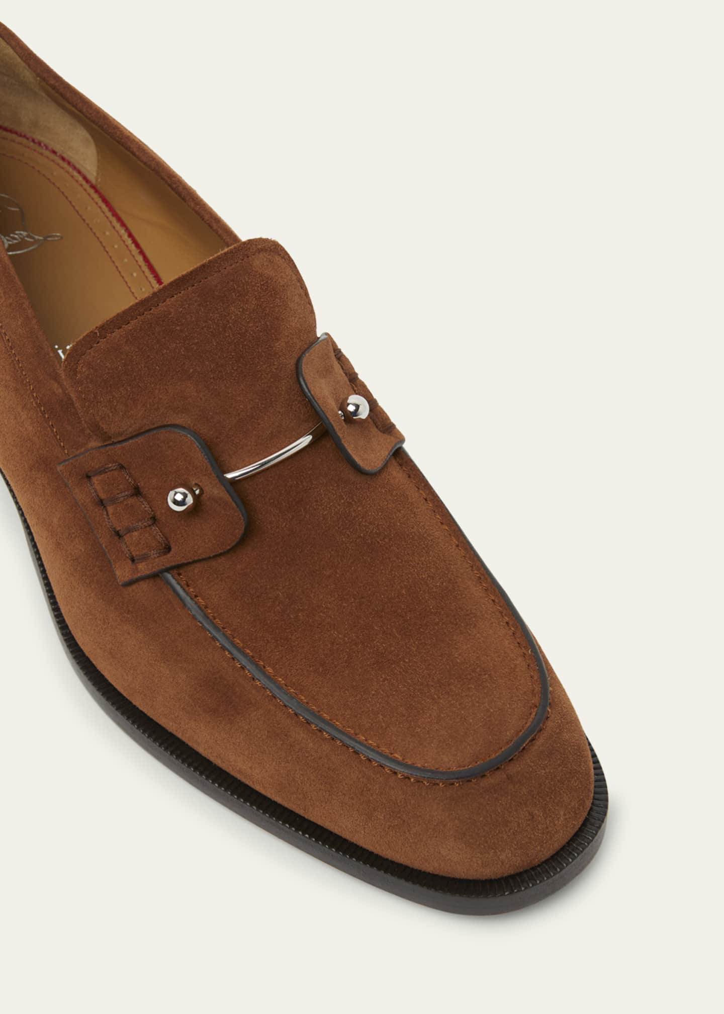 Men's Chambelimoc Collar Pin Penny Loafers