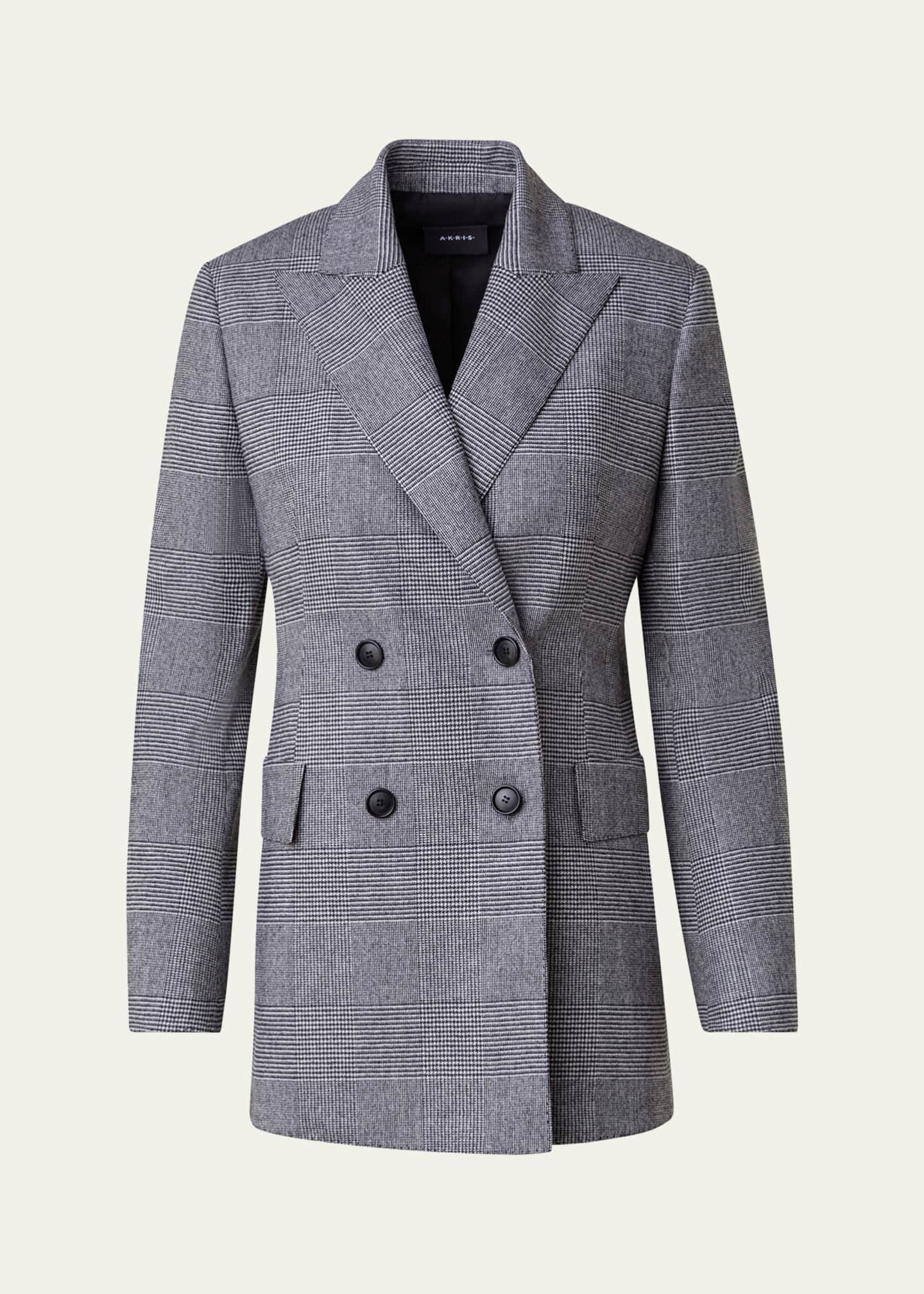 Akris Nadine Cashmere and Wool Blazer Jacket Image 1 of 5