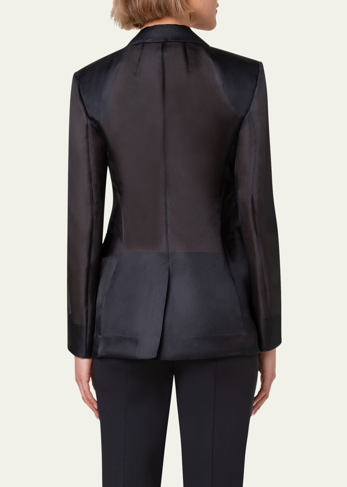 Sheer blazer jacket shop