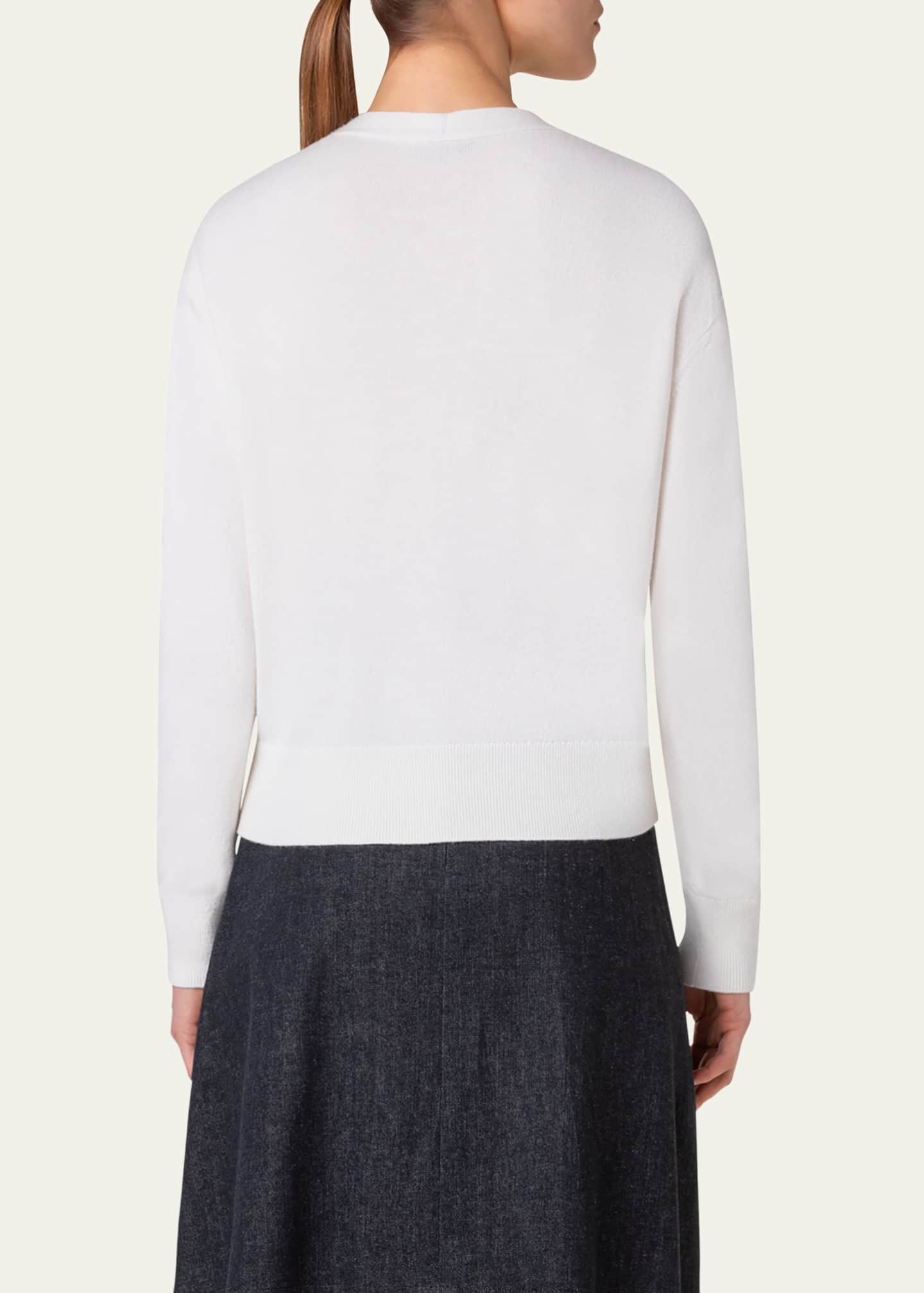 Akris Tassel Cashmere Cardigan Image 3 of 5