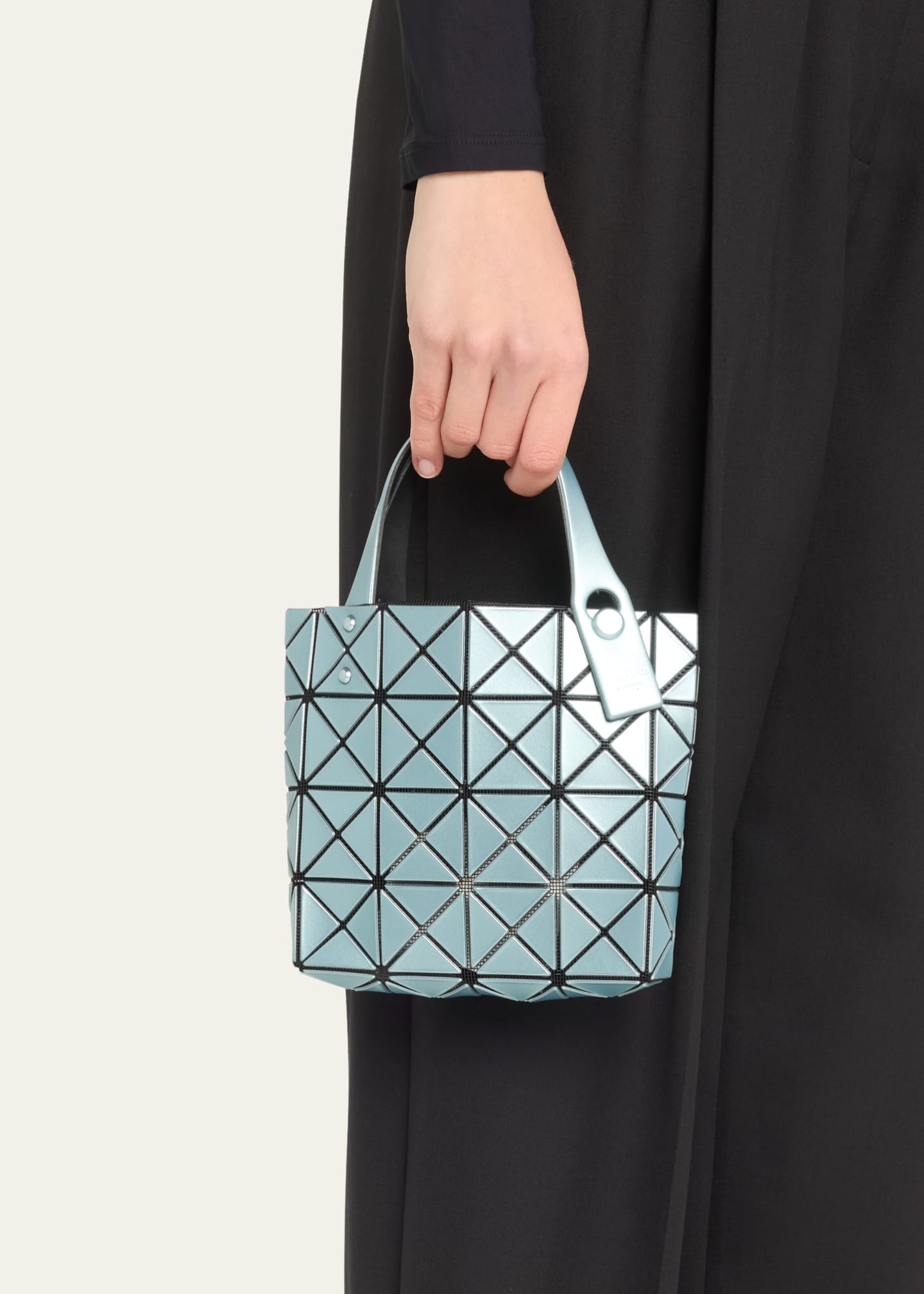 Bao Bao Issey Miyake Blue Lucent Boxy Mini Tote