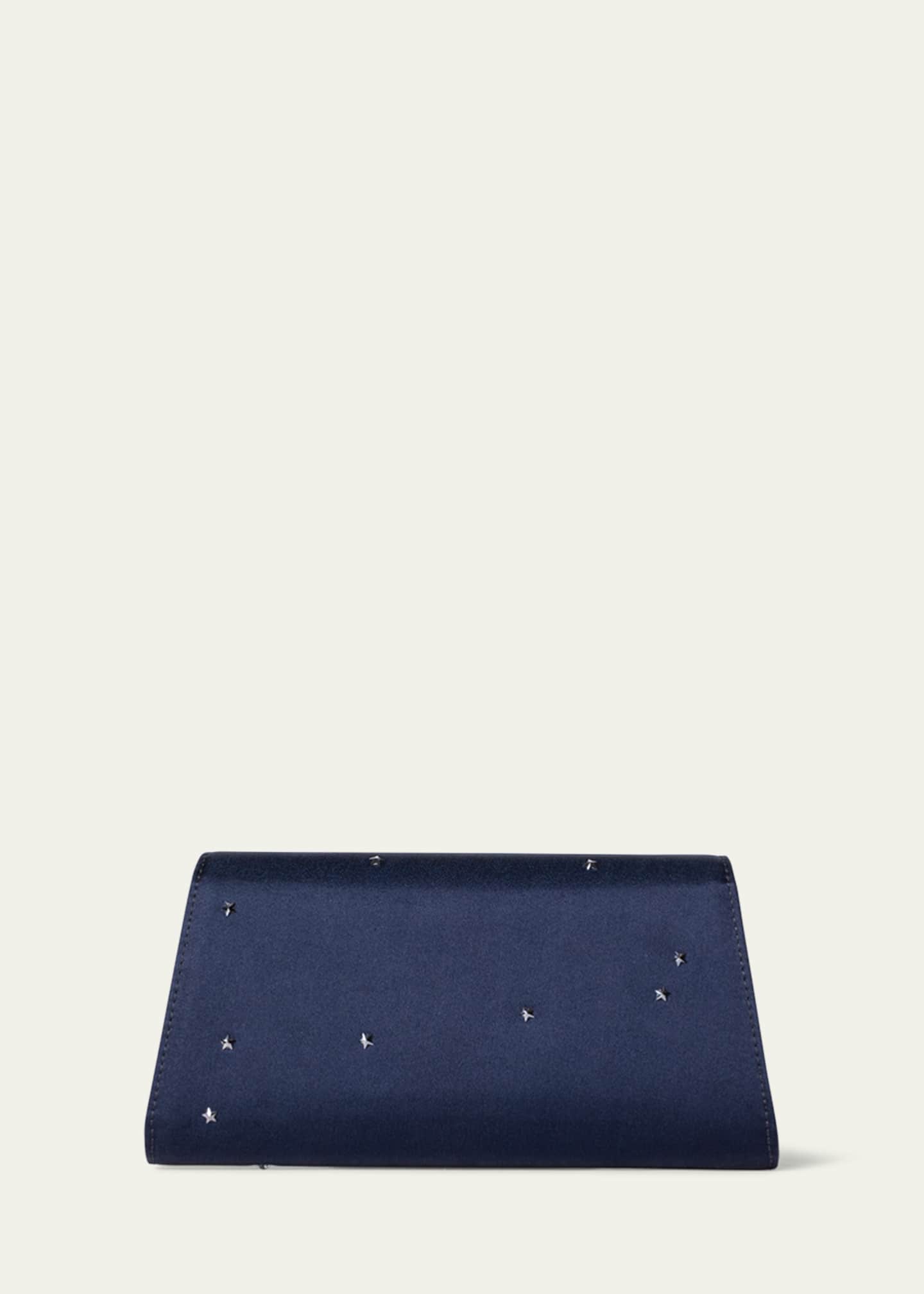 Akris Anouk Small Star Embellished Satin Clutch Bag Image 3 of 4