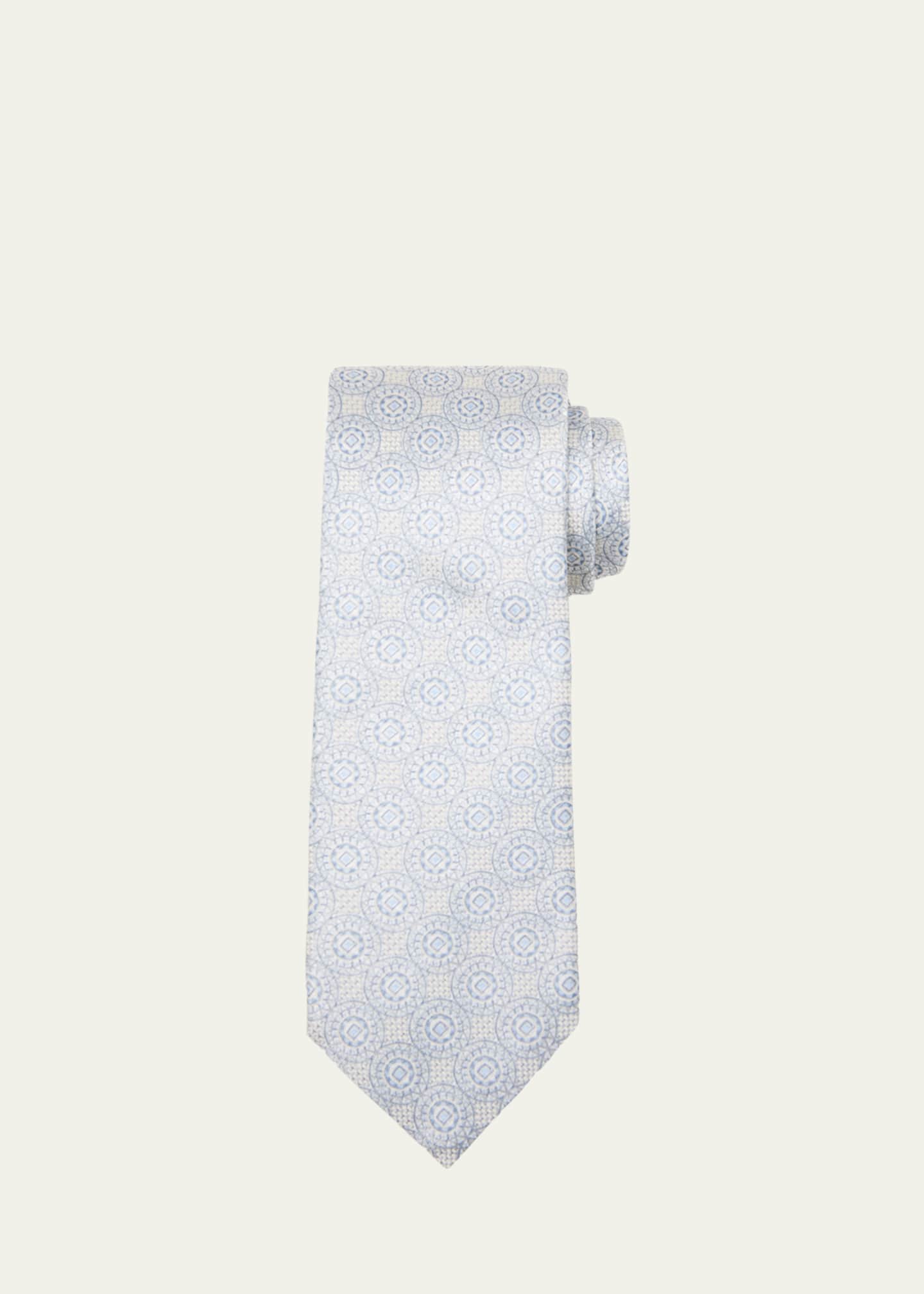Brunello Cucinelli Men's Silk Tie Blue