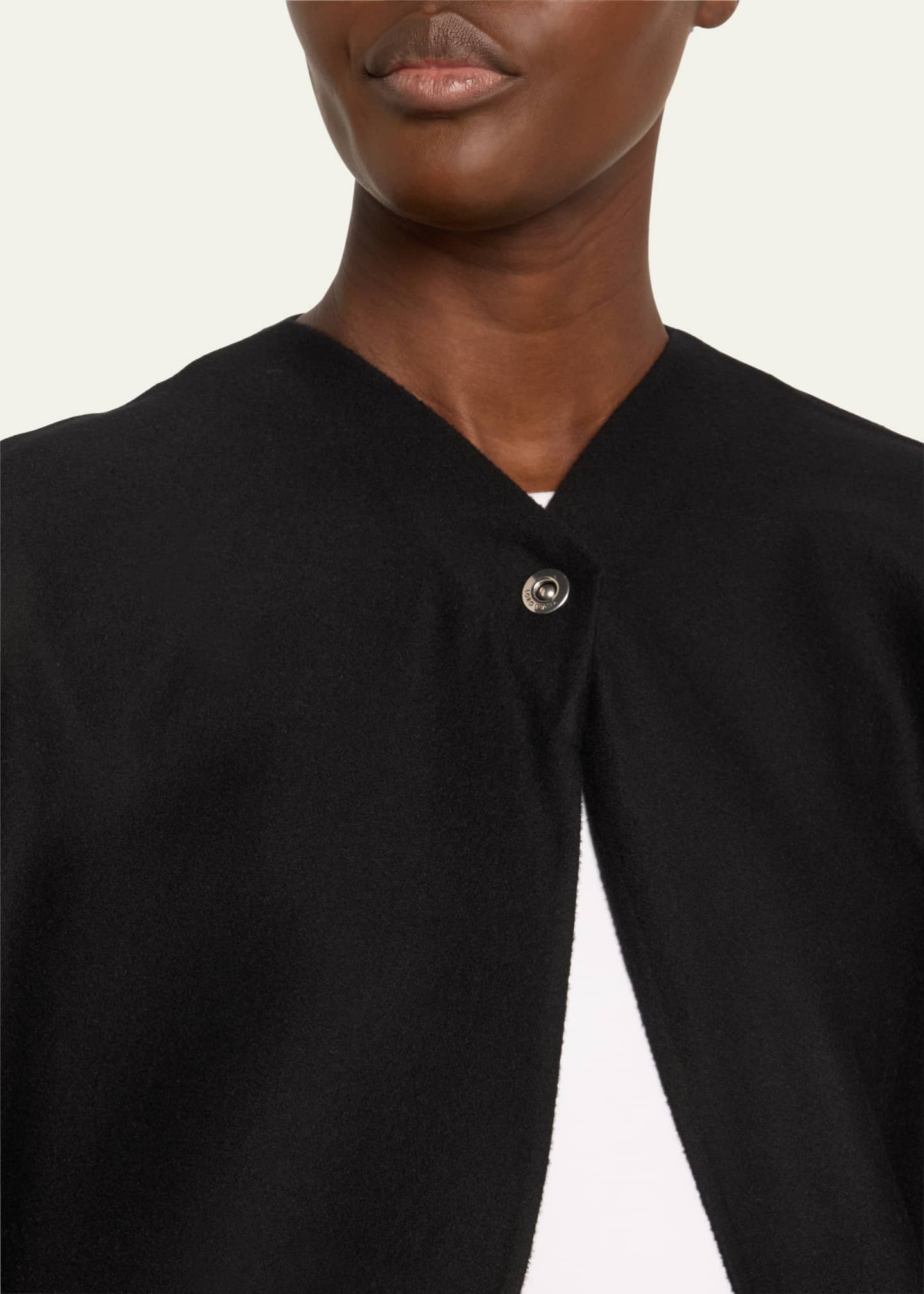 Loro Piana Buttoned Cashmere Cape Image 5 of 5