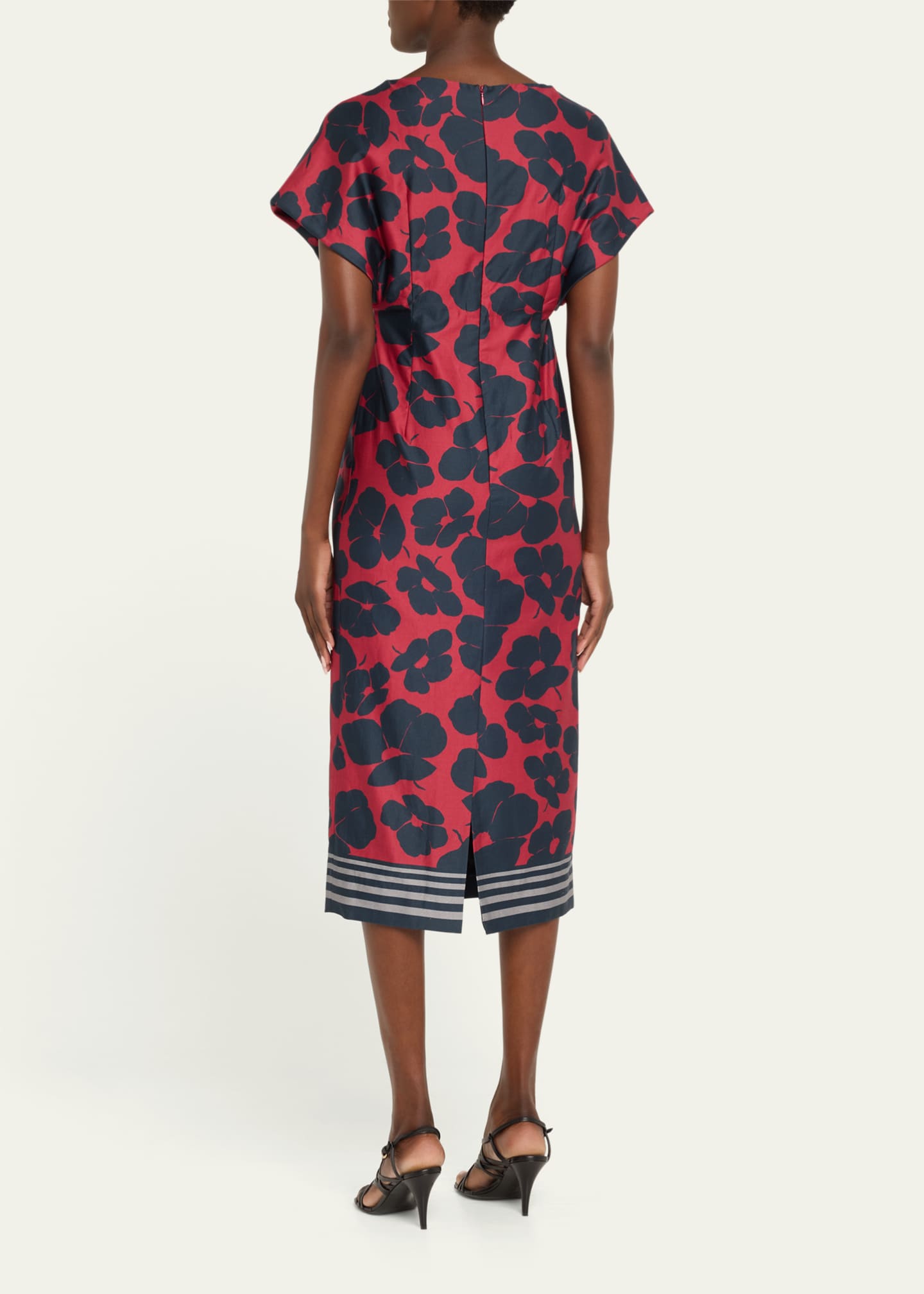 Dries Van Noten Dezos Floral-Print Midi Dress Image 3 of 5