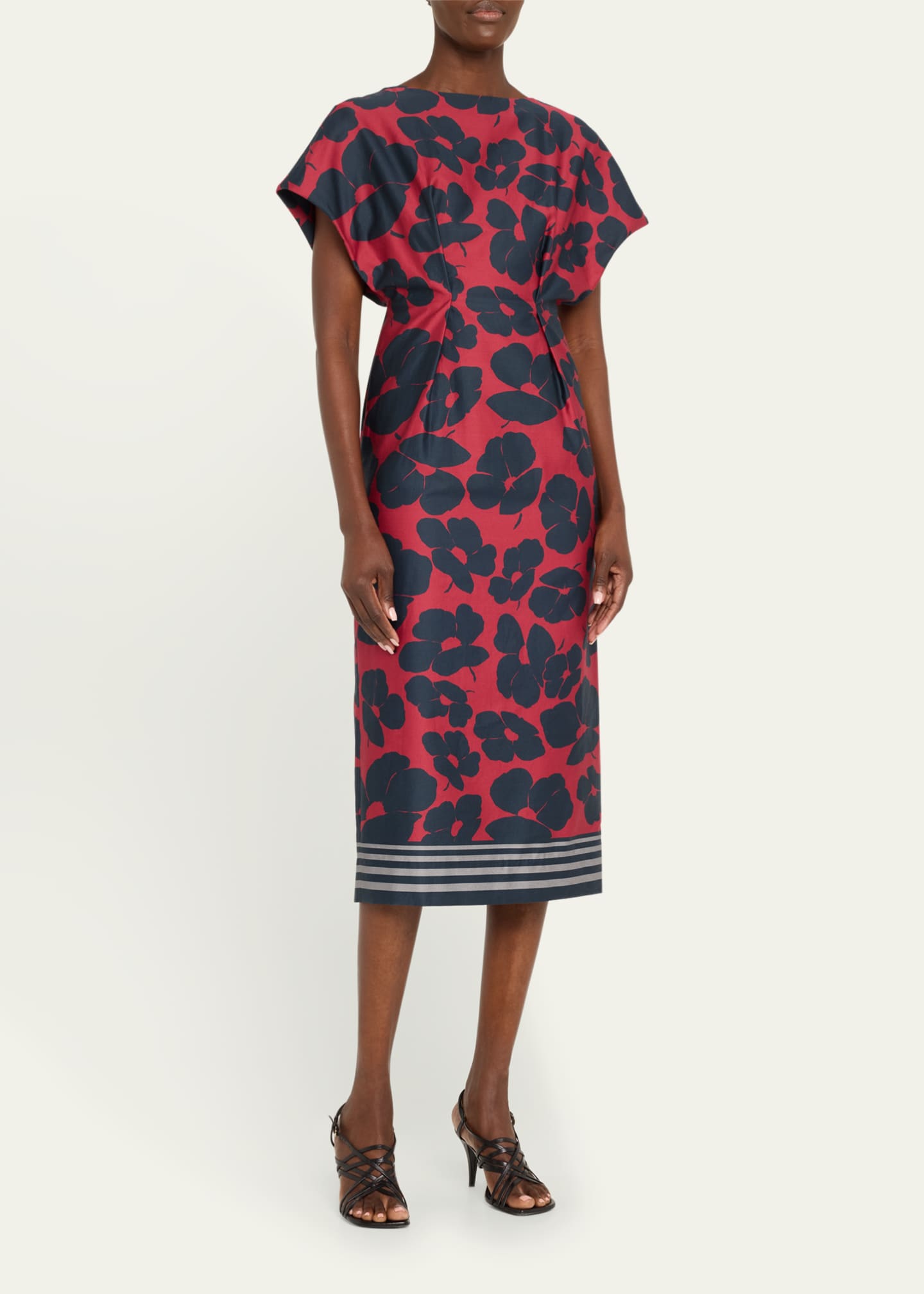 Dries Van Noten Dezos Floral-Print Midi Dress Image 4 of 5