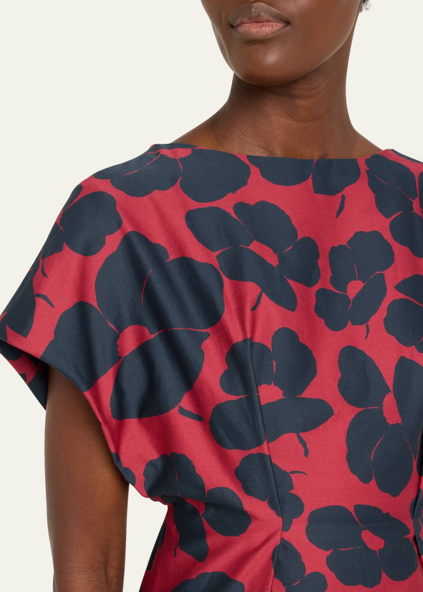 Dries Van Noten Dezos Floral-Print Midi Dress Image 5 of 5