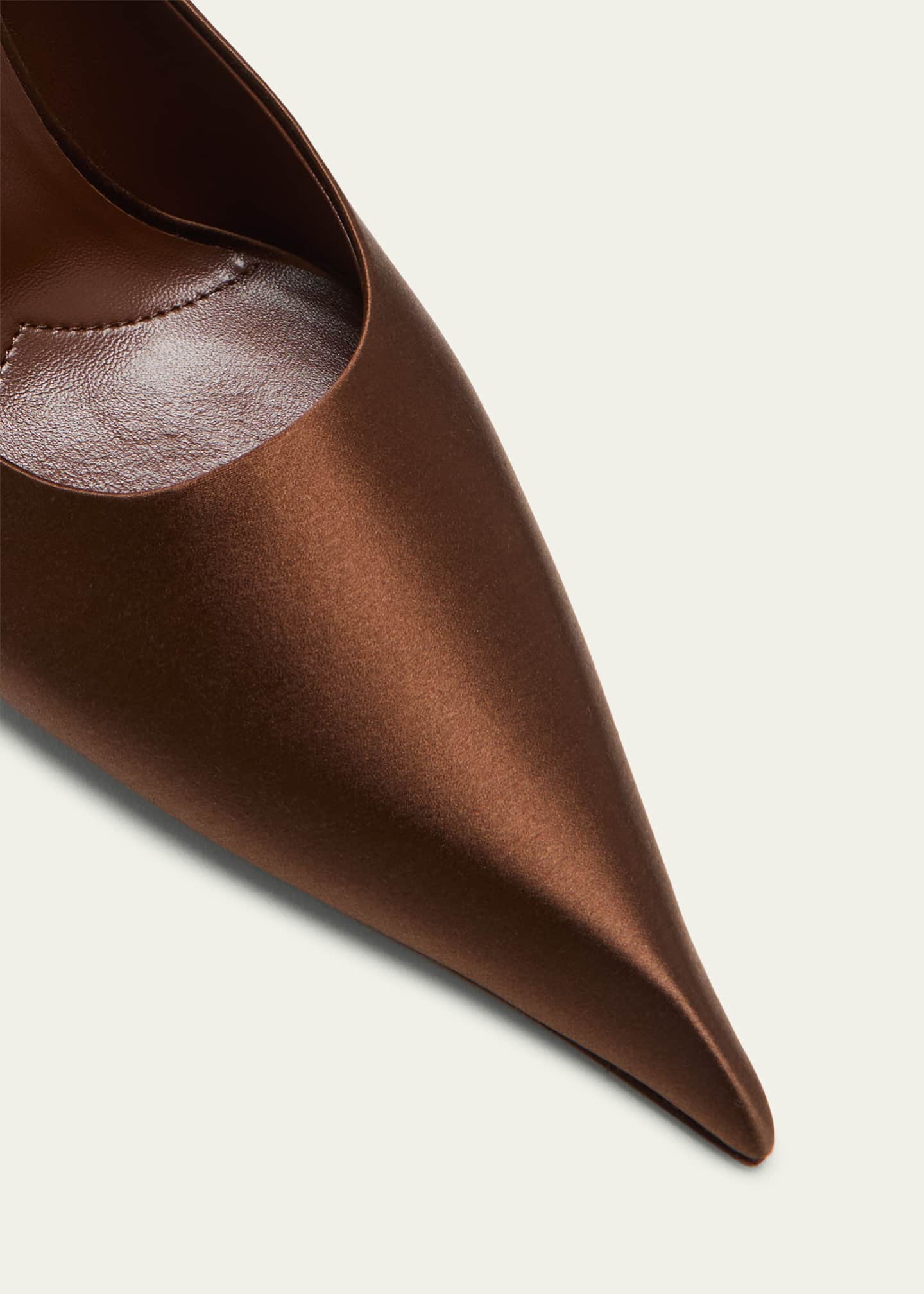 Prada Raso Silk Stiletto Pumps Image 5 of 5