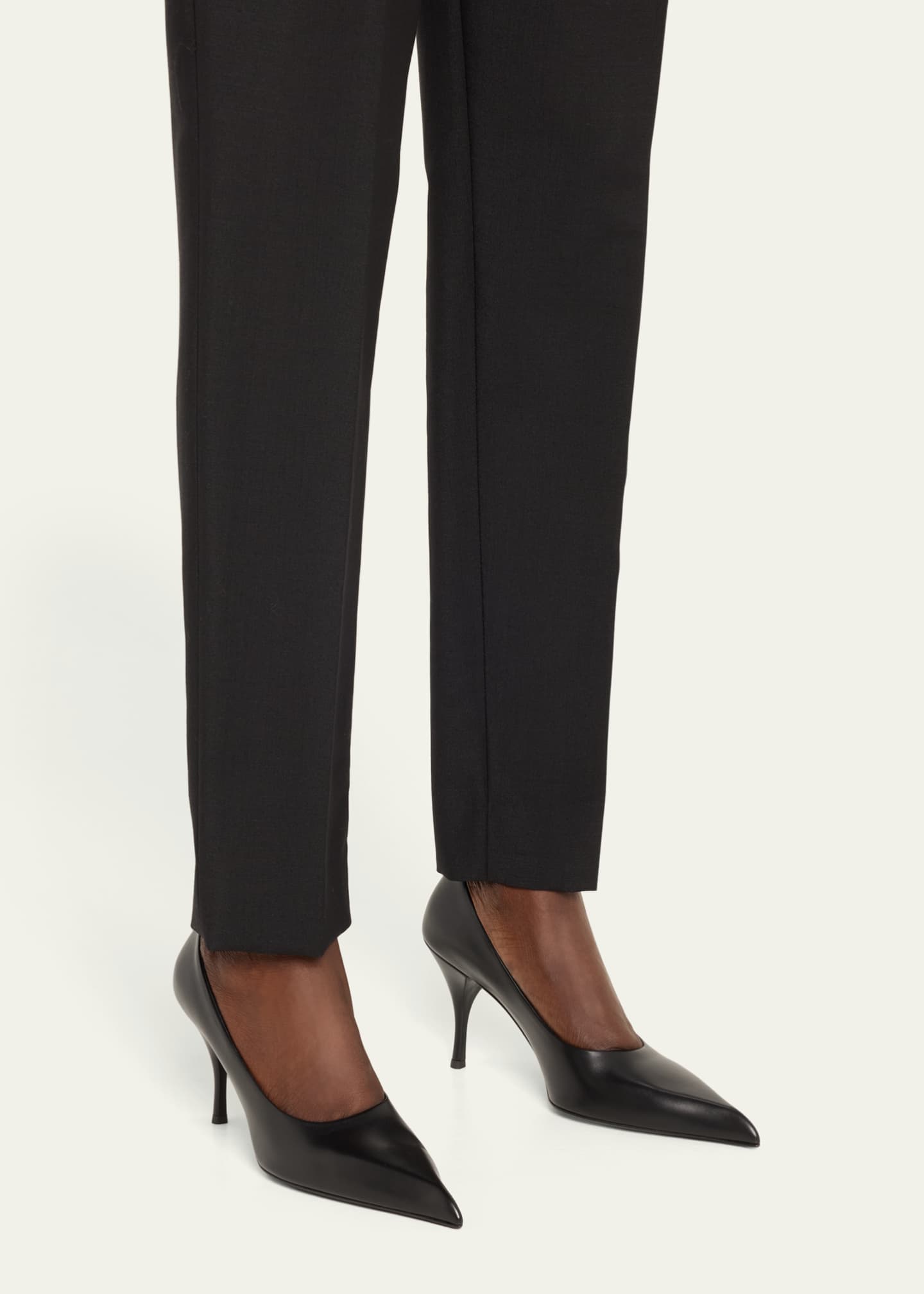 Prada Calfskin Leather Stiletto Pumps Image 2 of 5