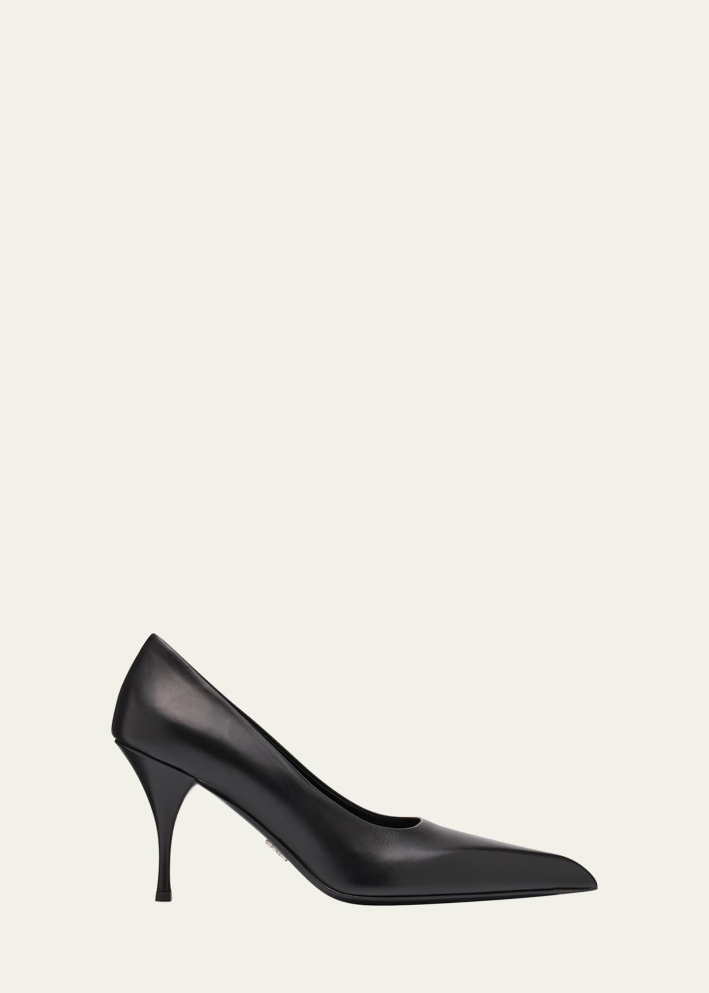 Prada Calfskin Leather Stiletto Pumps Image 1 of 5