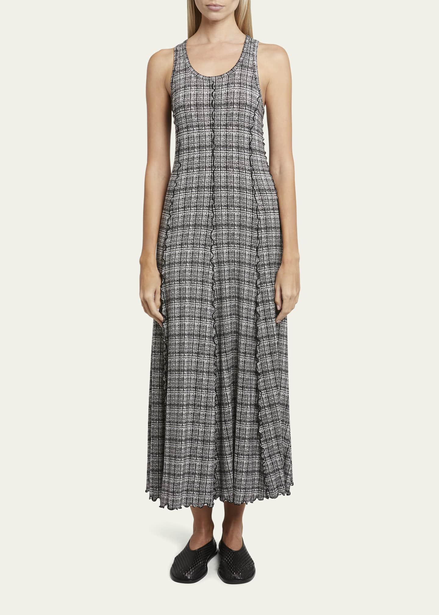 White jersey midi dress online
