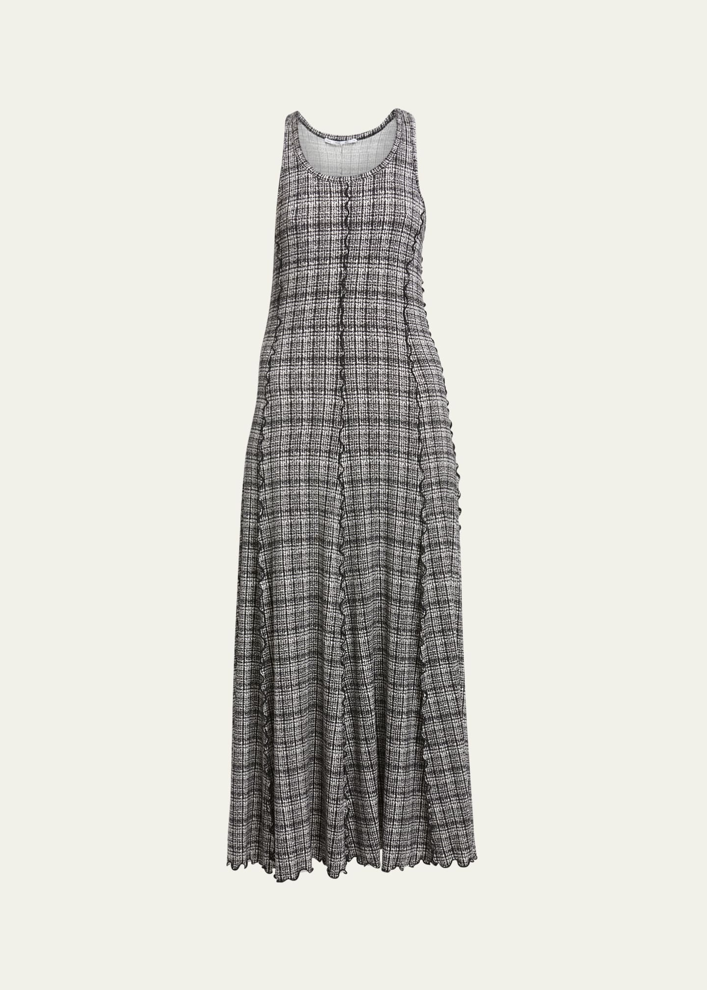 Proenza Schouler White Label Matilda A-Line Painted Jersey Midi Dress ...