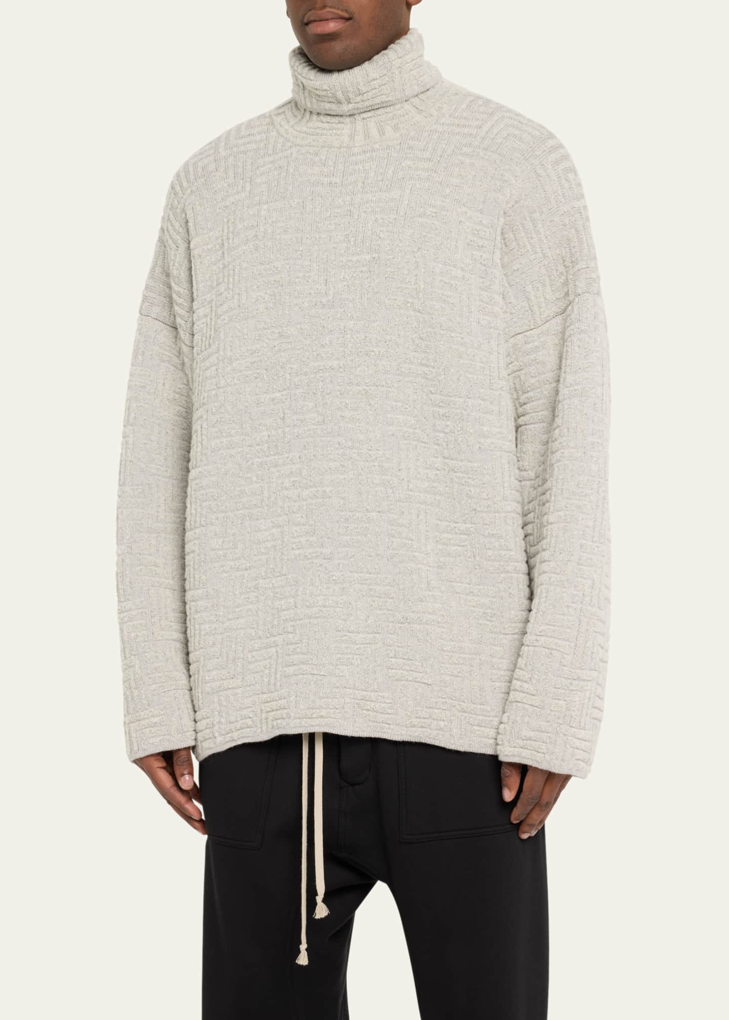 Fear of God Men's Oversized Geometric Turtleneck Sweater Image 4 of 5