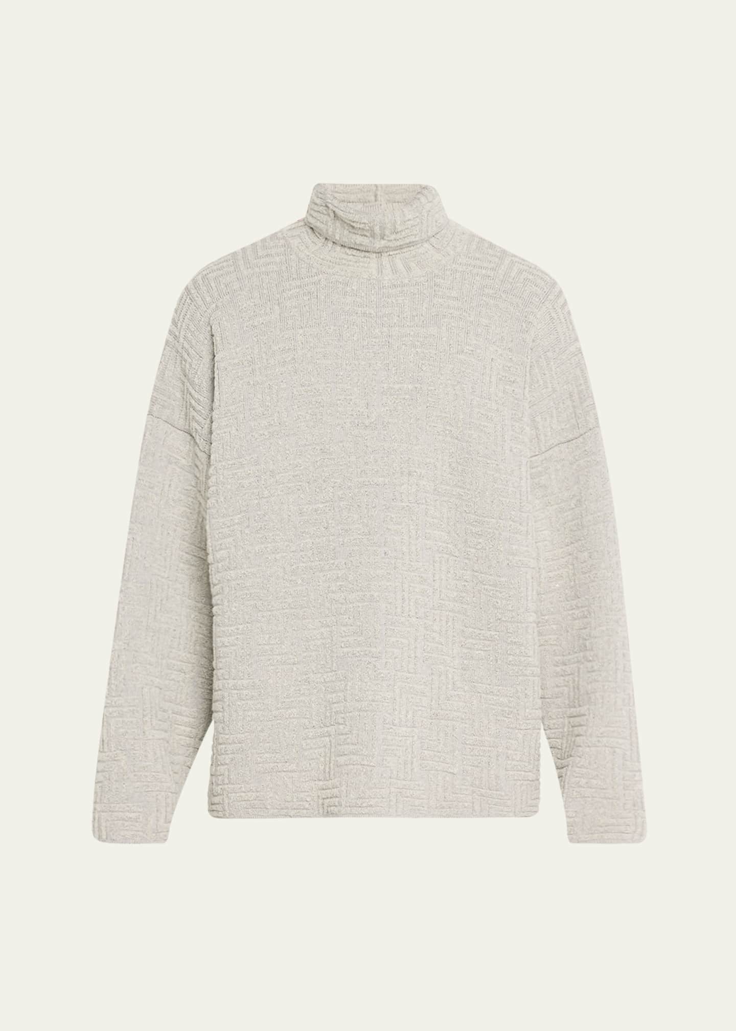 Fear of God Men's Oversized Geometric Turtleneck Sweater Image 1 of 5