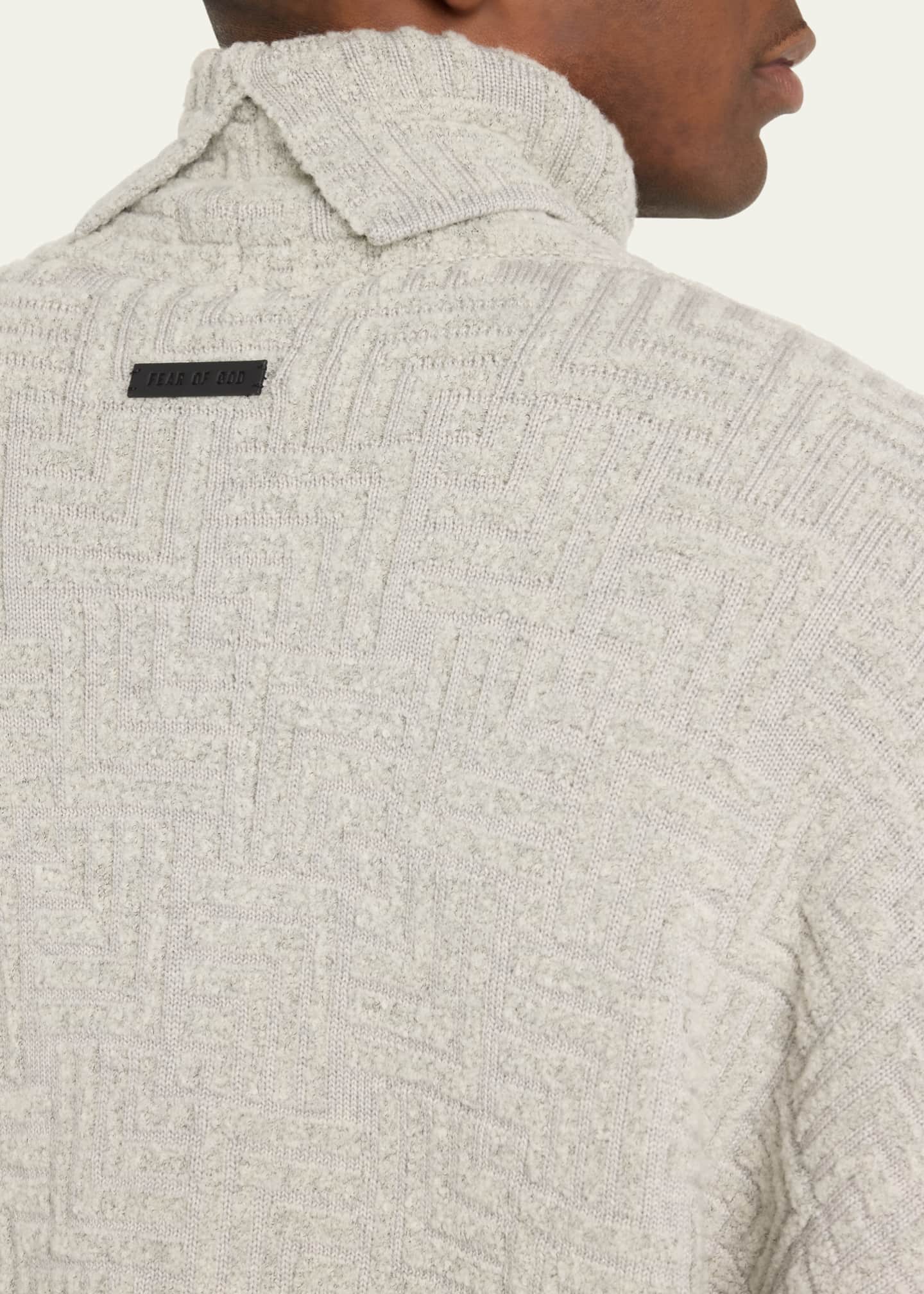 Fear of God Men's Oversized Geometric Turtleneck Sweater Image 5 of 5