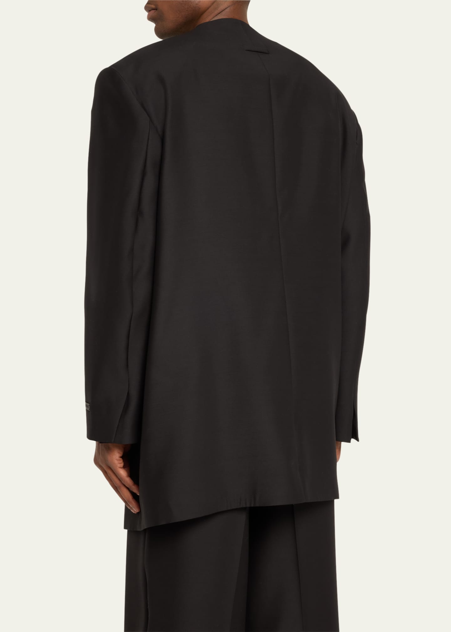 Fear of God Men's Lapelless Oversized Blazer Image 3 of 5