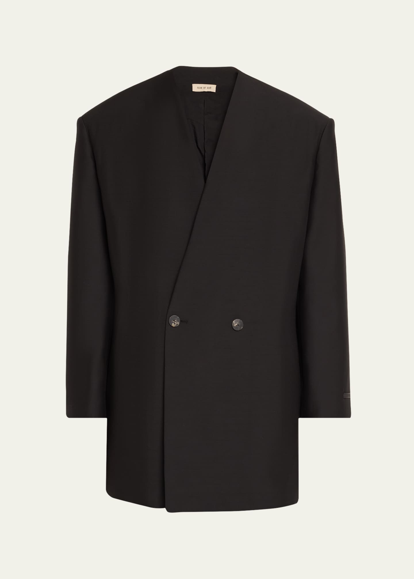 Fear of God Men's Lapelless Oversized Blazer Image 1 of 5