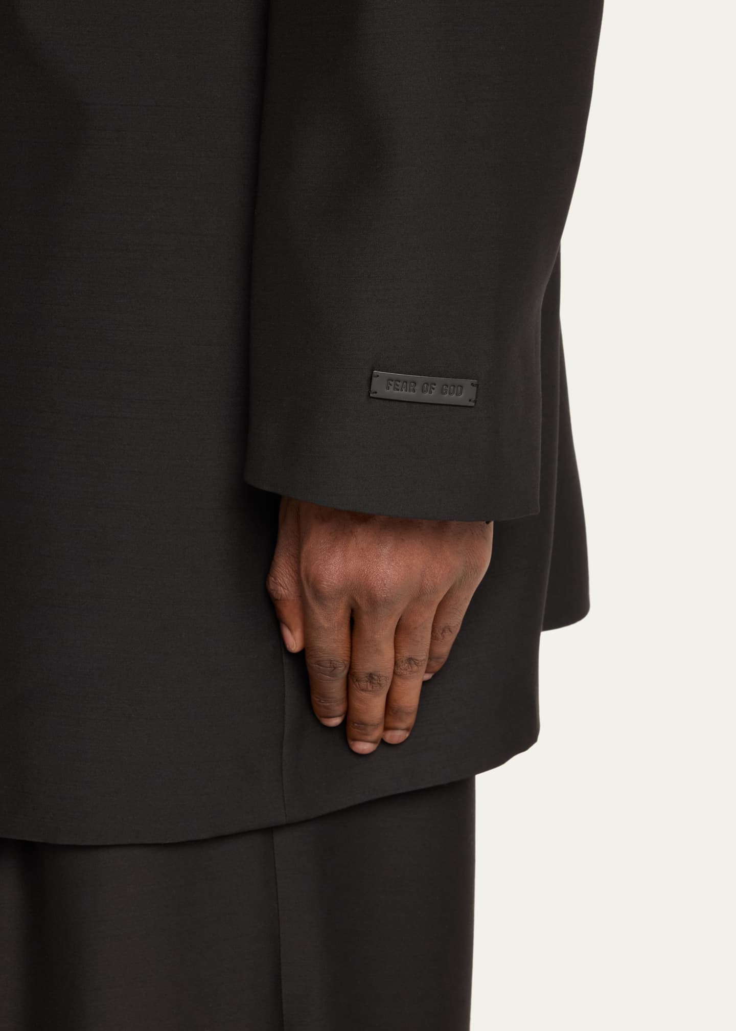Fear of God Men's Lapelless Oversized Blazer Image 5 of 5