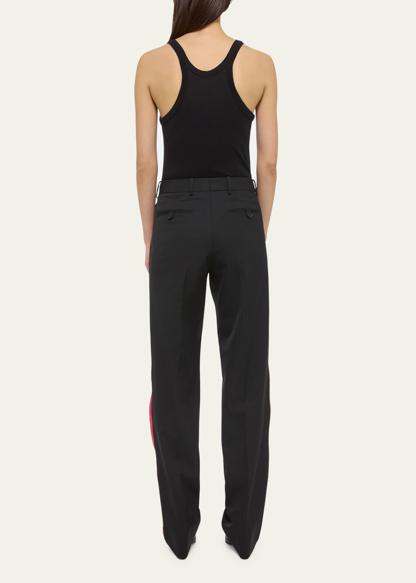 Helmut Lang Ribbed Racerback Tank Top Image 3 of 5