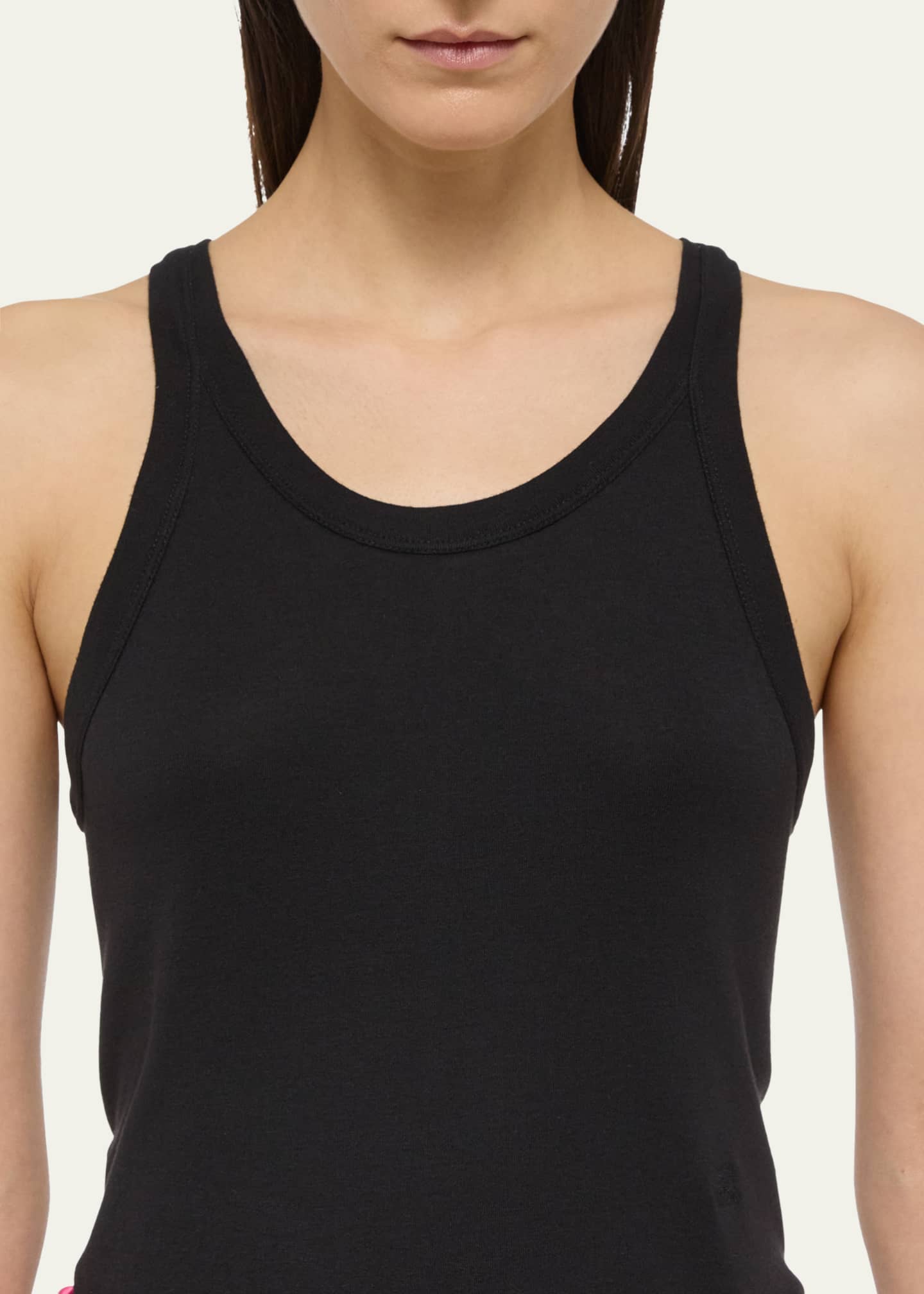 Helmut Lang Ribbed Racerback Tank Top Image 5 of 5