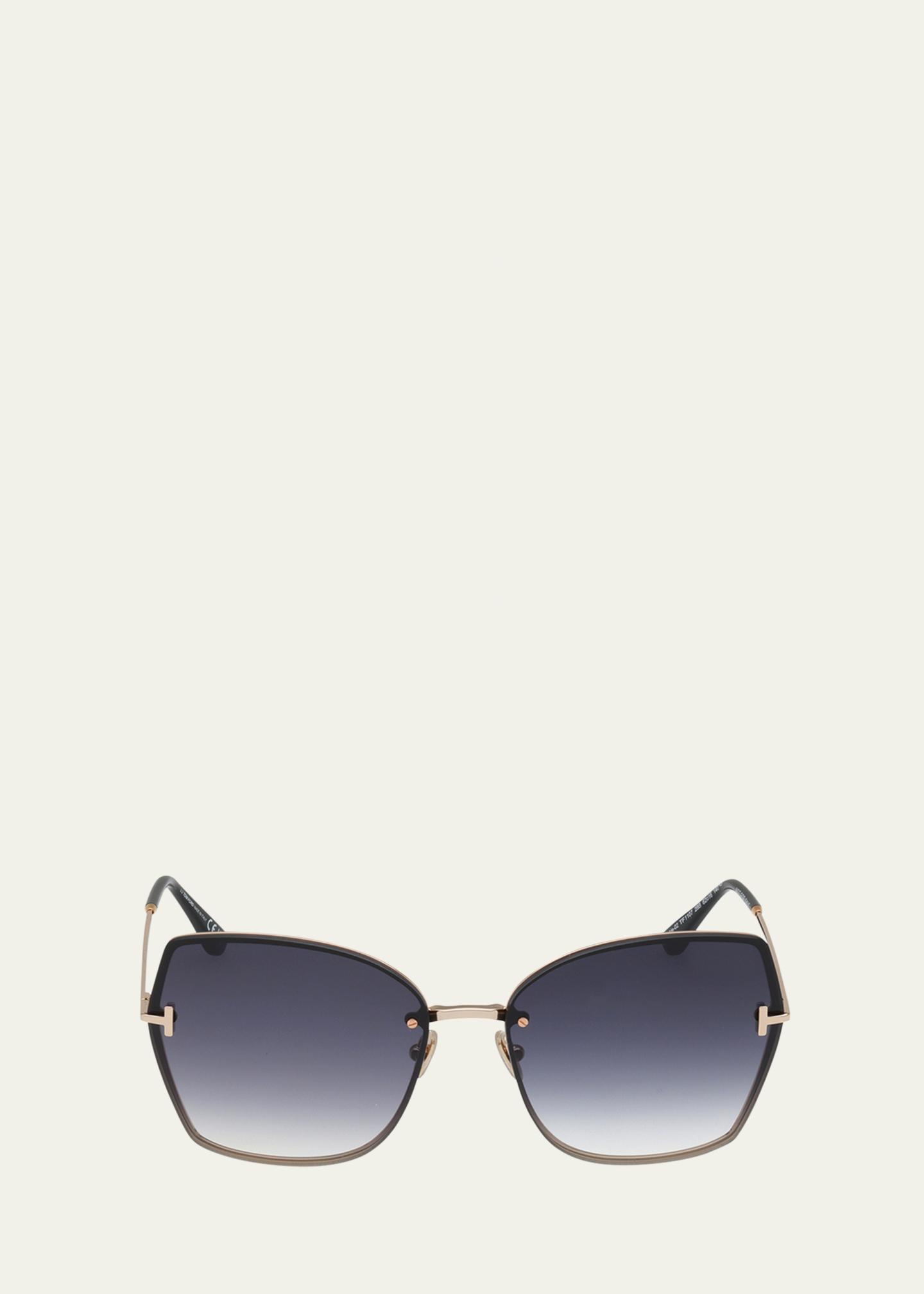 Tom Ford Nickie Sunnies Sunglasses Tom Ford Nickie-02 TF1107 16C Sunglasses - Pretavoir main image 3